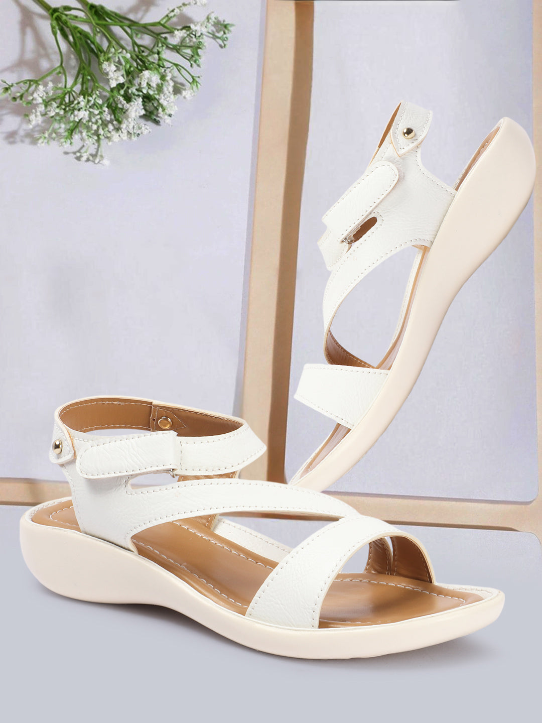 Vendoz flats for women - VDFL48WT