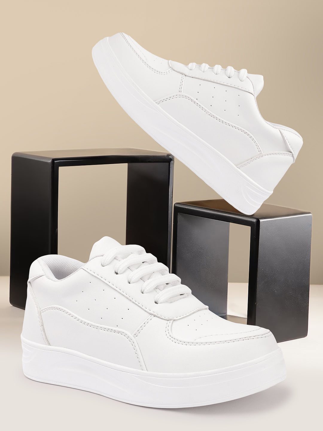 Texture Lace-Up Sneaker