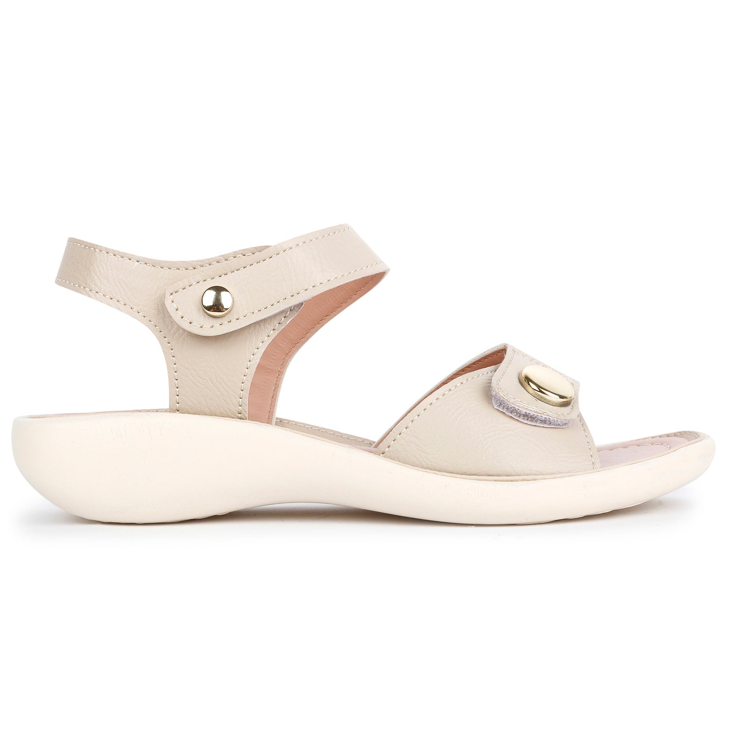 Cream-Coloured Comfort Sandals