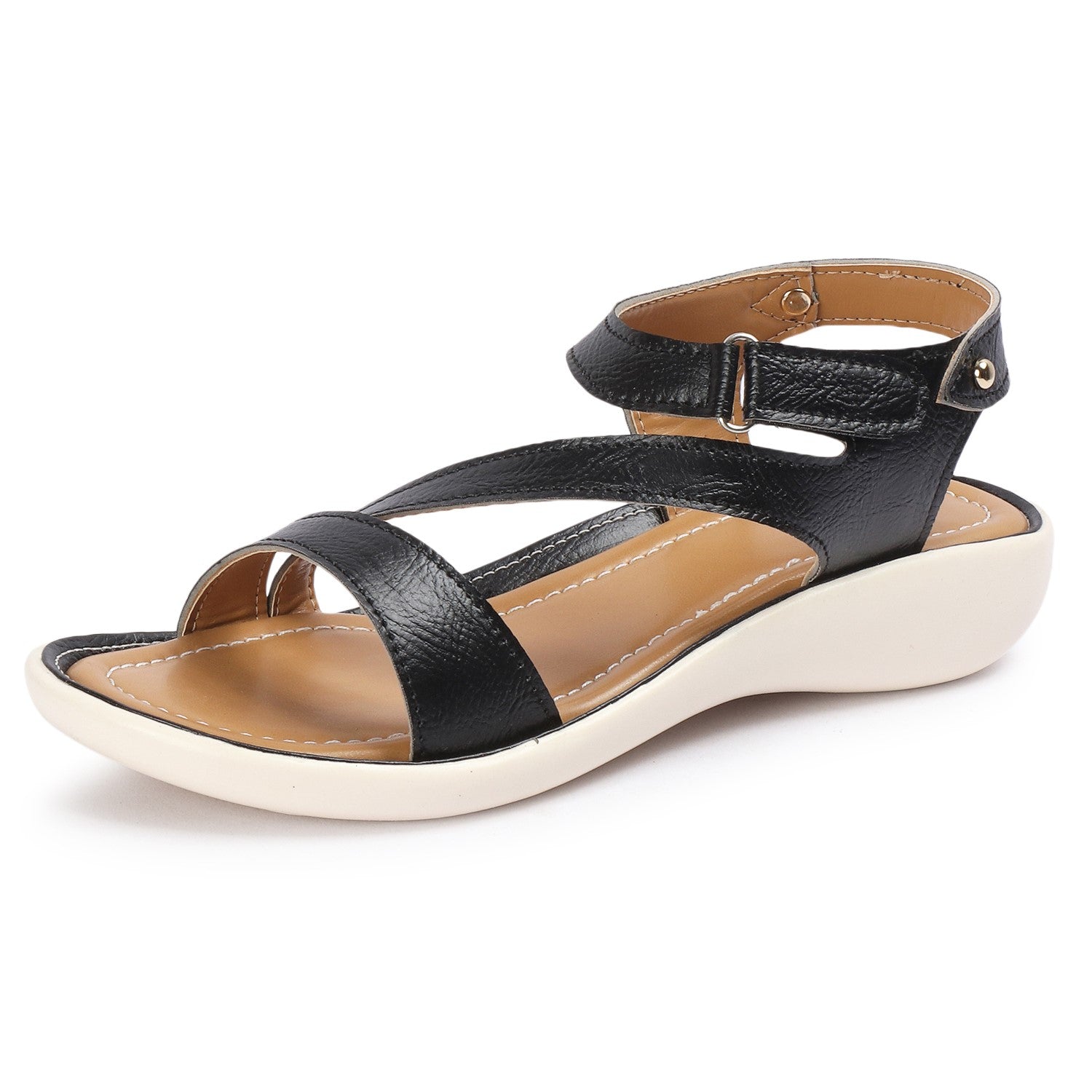 Textured Open Toe Sandals