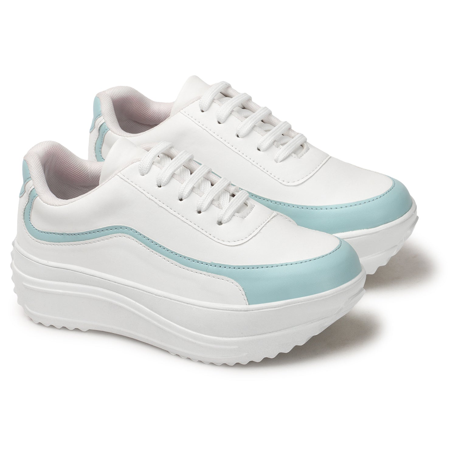 Colourblocked Comfort Insole Blue Basics Sneakers