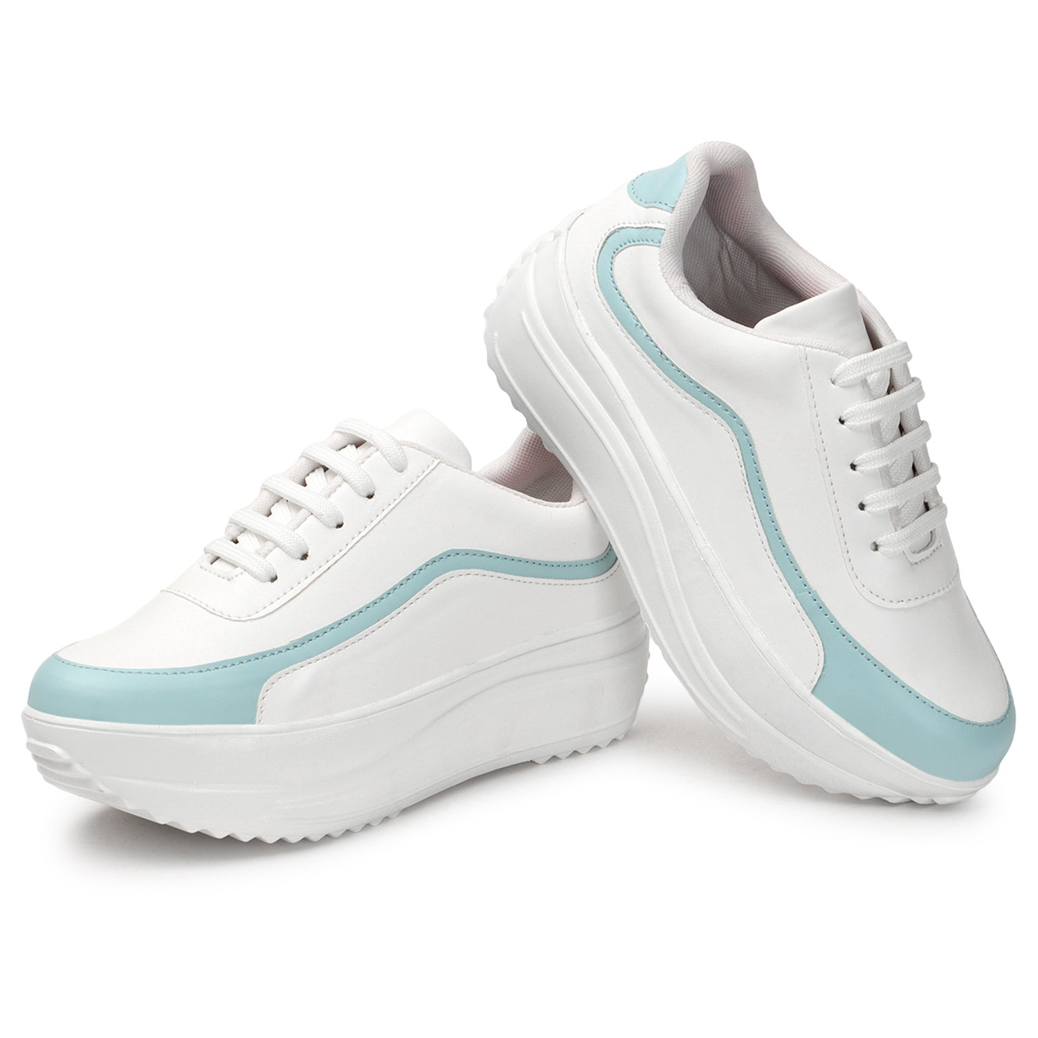 Colourblocked Comfort Insole Blue Basics Sneakers