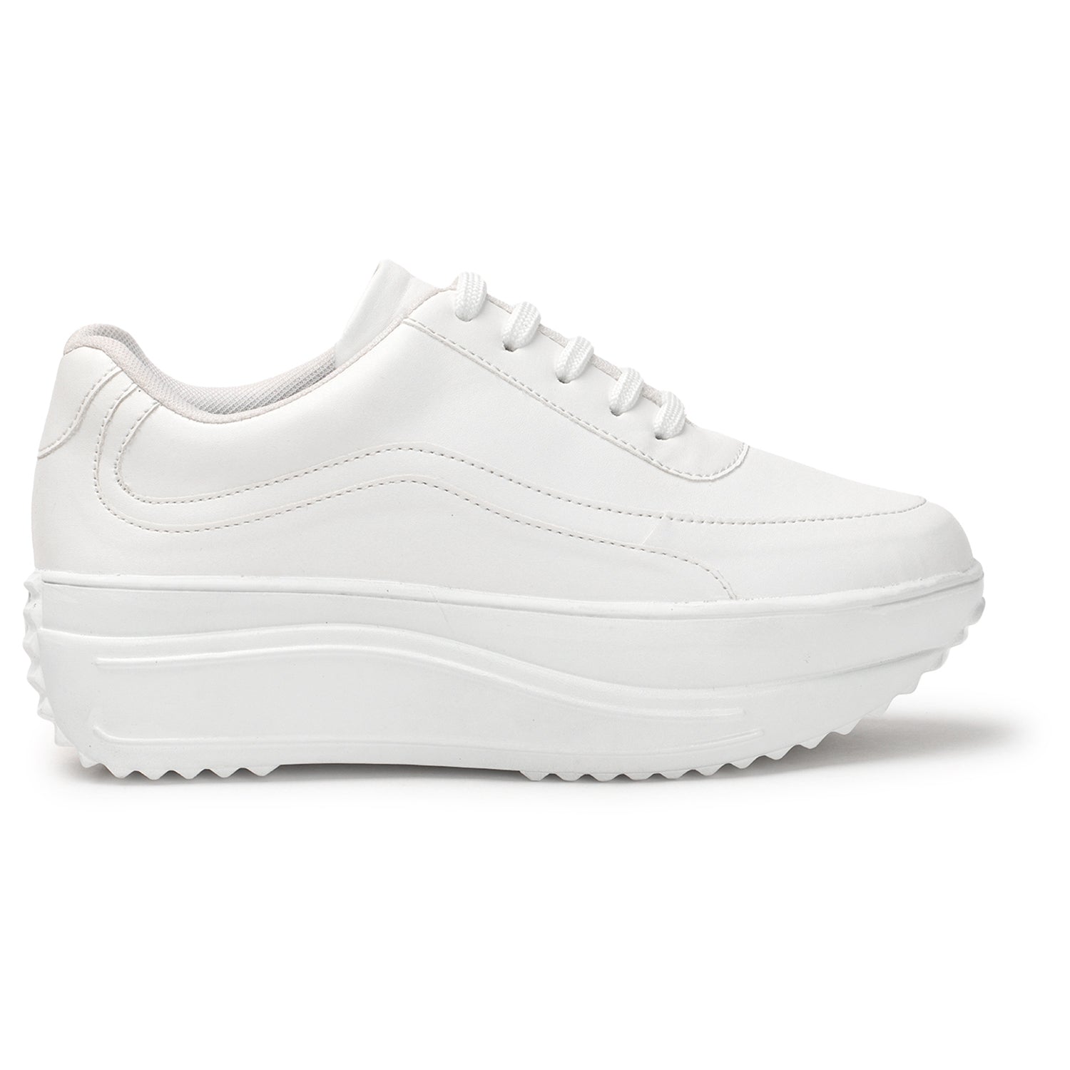Comfort Insole Lightweight White Sneakers