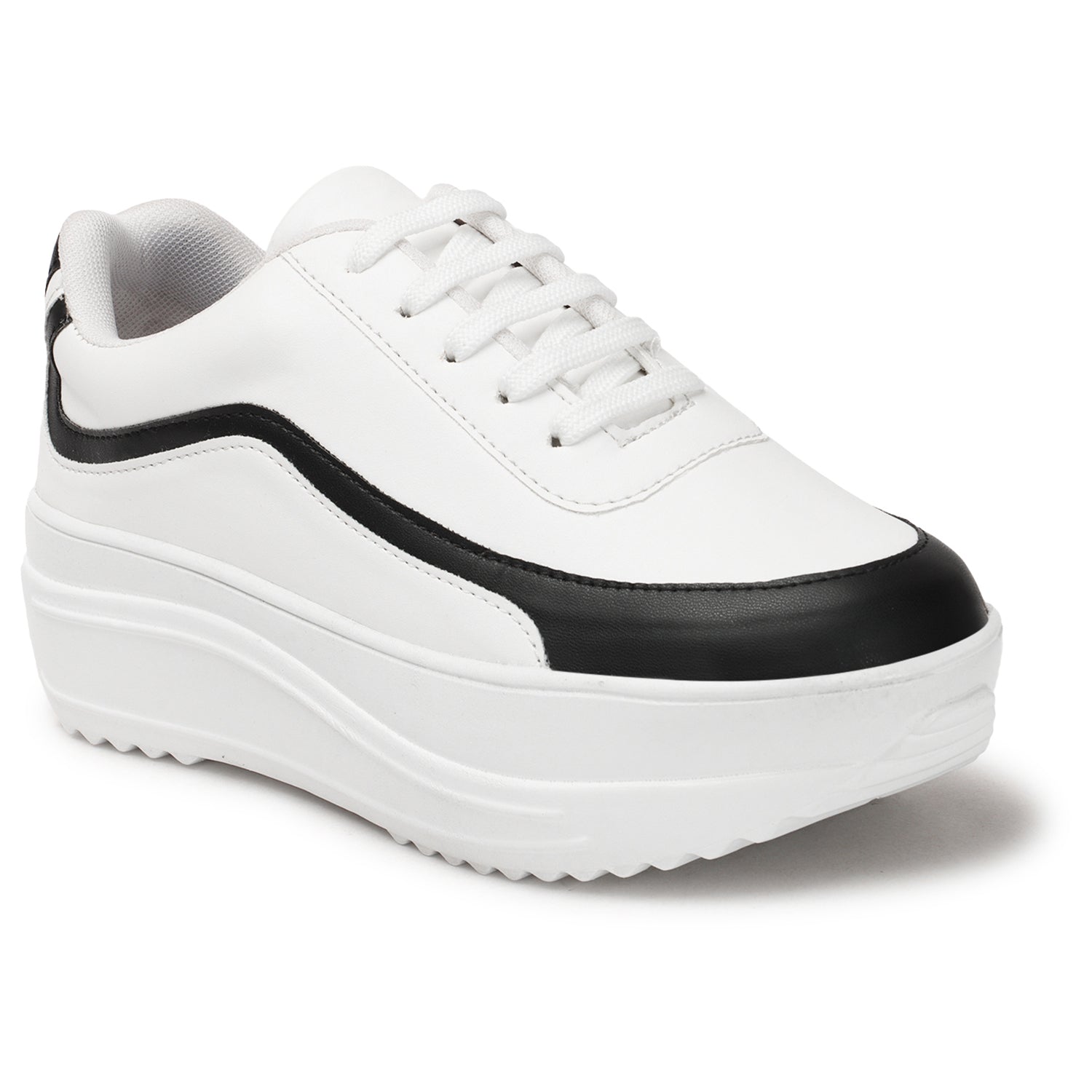 Colourblocked Comfort Insole Black Basics Sneakers