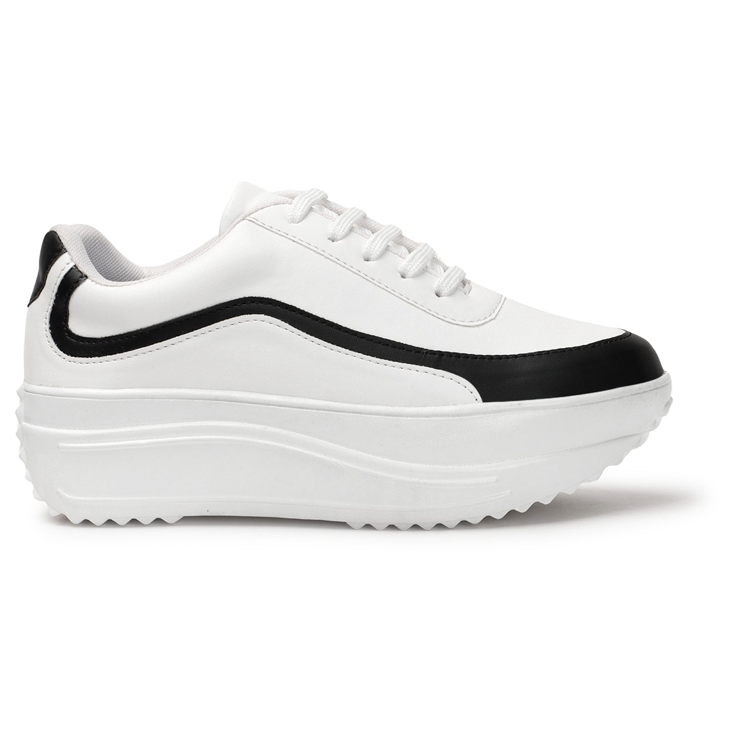 Colourblocked Comfort Insole Black Basics Sneakers