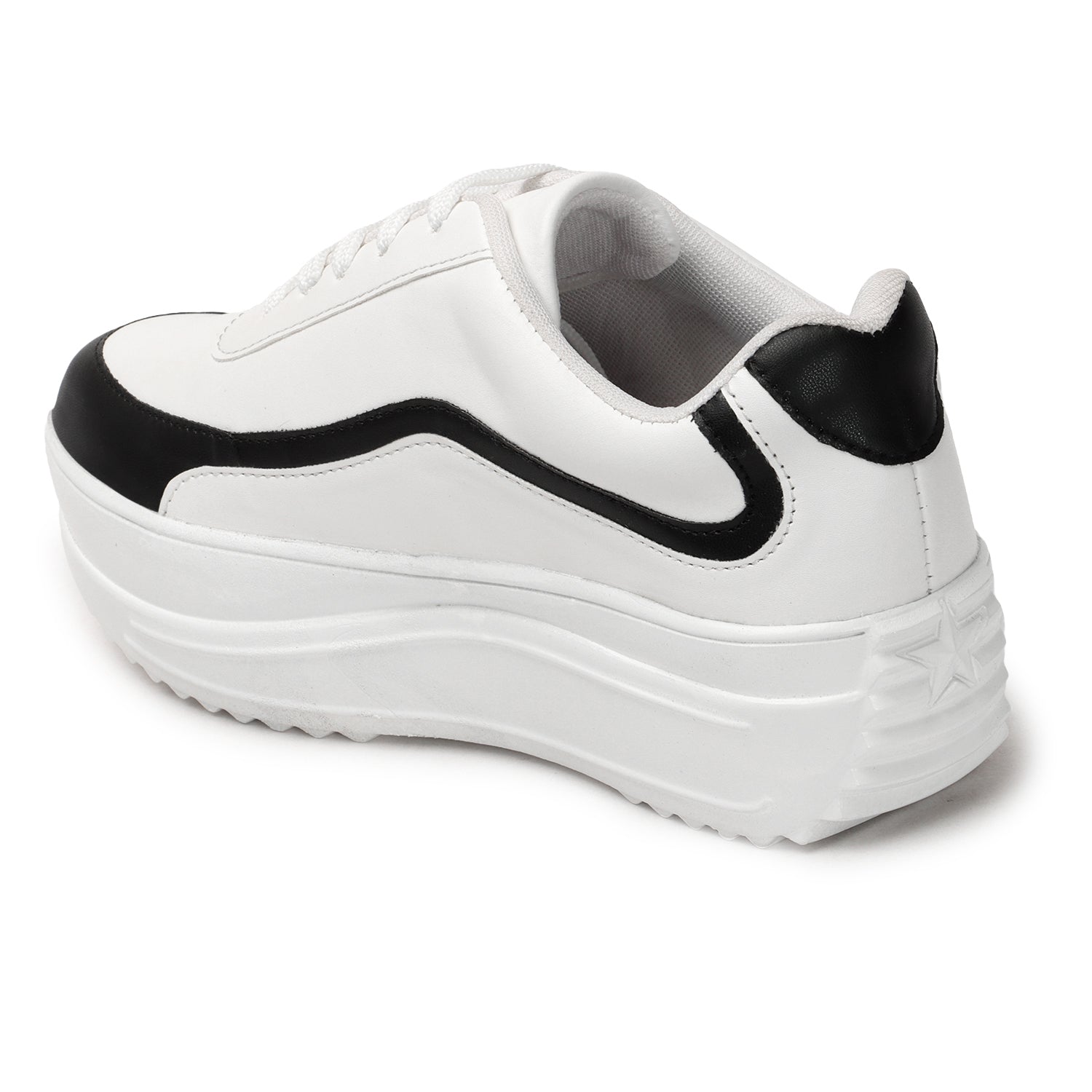 Colourblocked Comfort Insole Black Basics Sneakers
