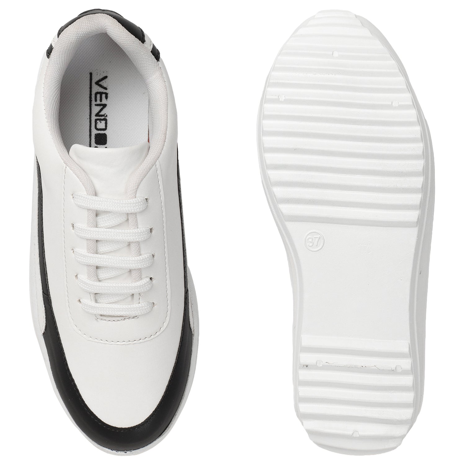 Colourblocked Comfort Insole Black Basics Sneakers