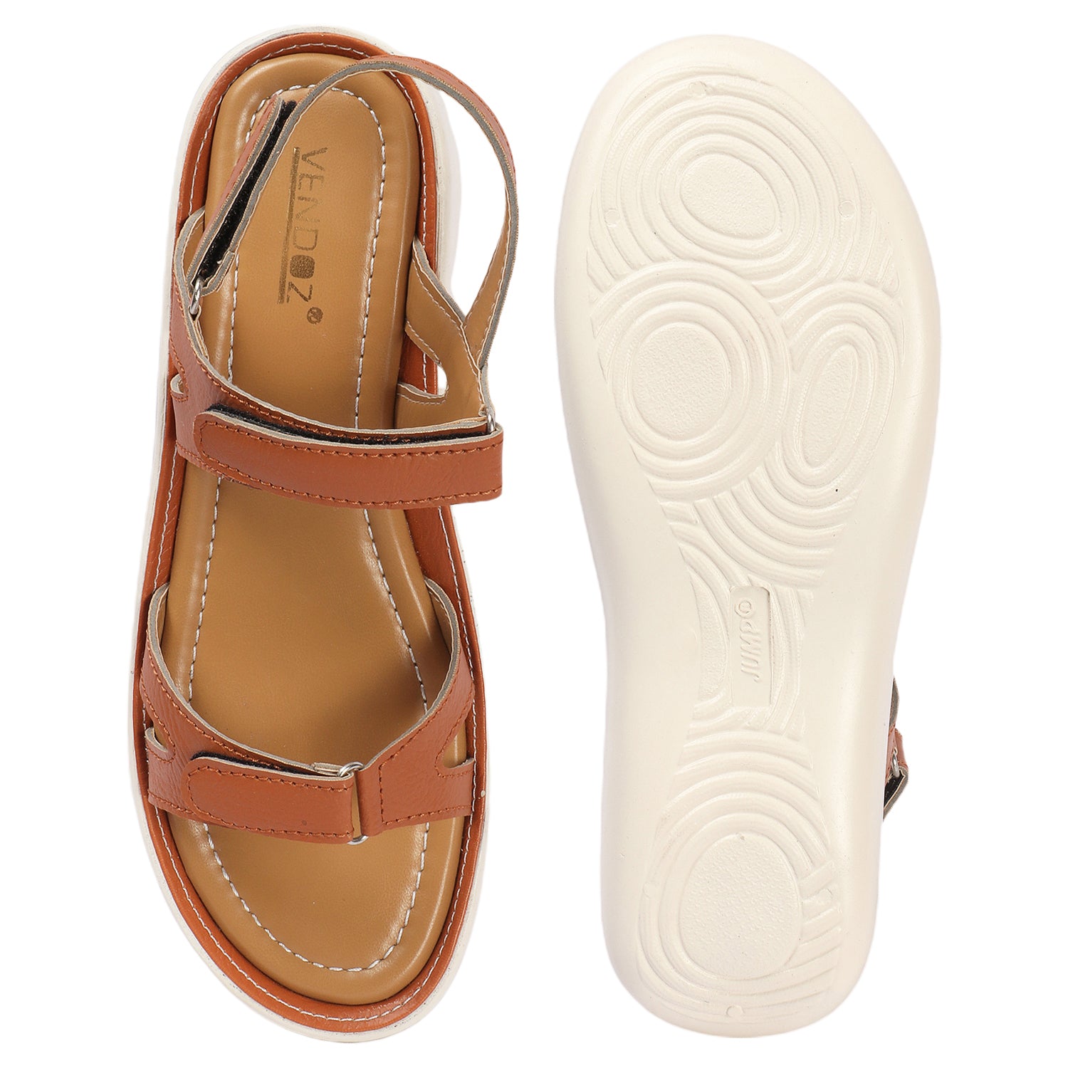 Backstrap Open Toe Flats