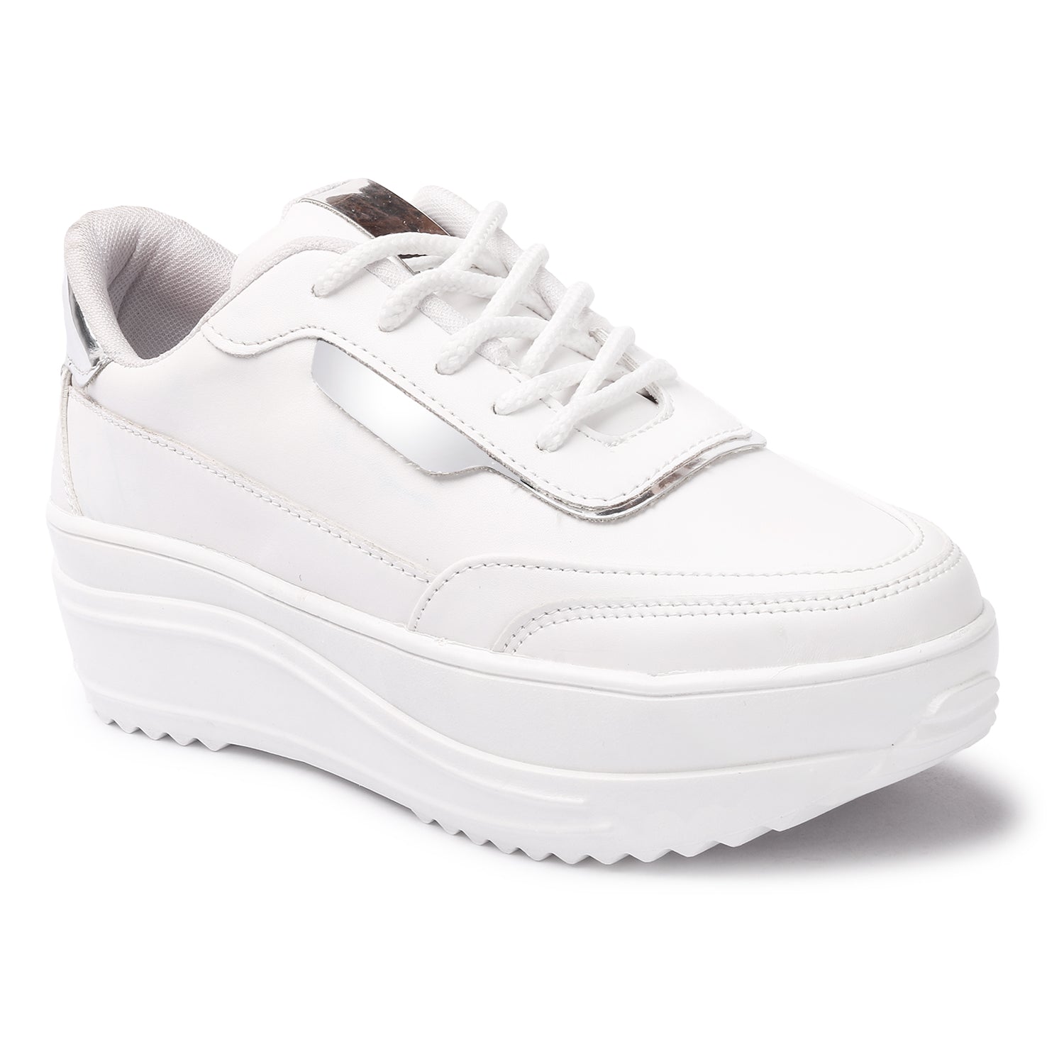 Lace Up White Sneakers