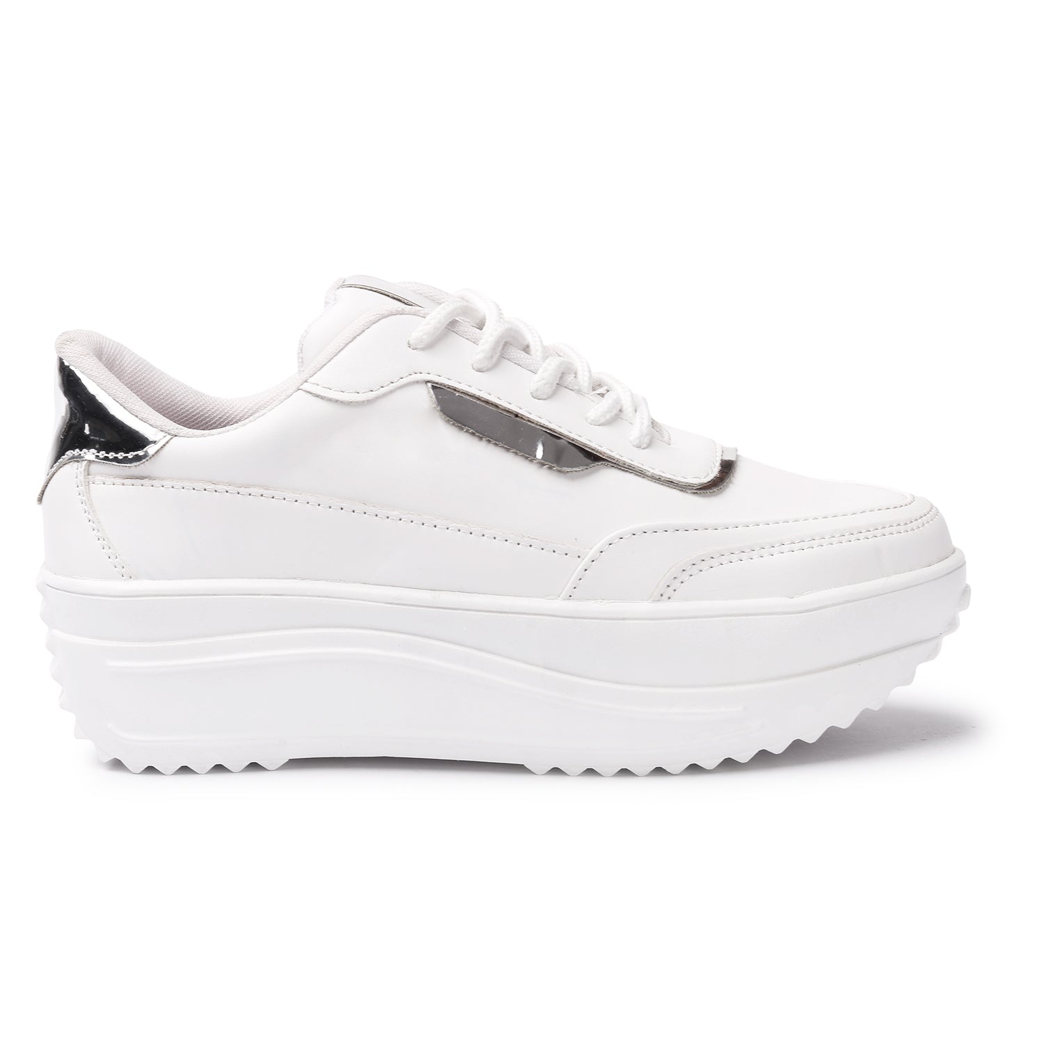 Lace Up White Sneakers