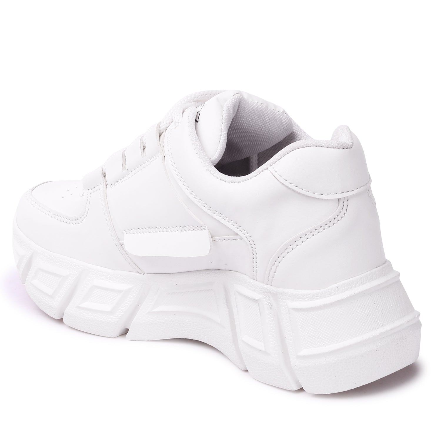White Perforations Sneakers