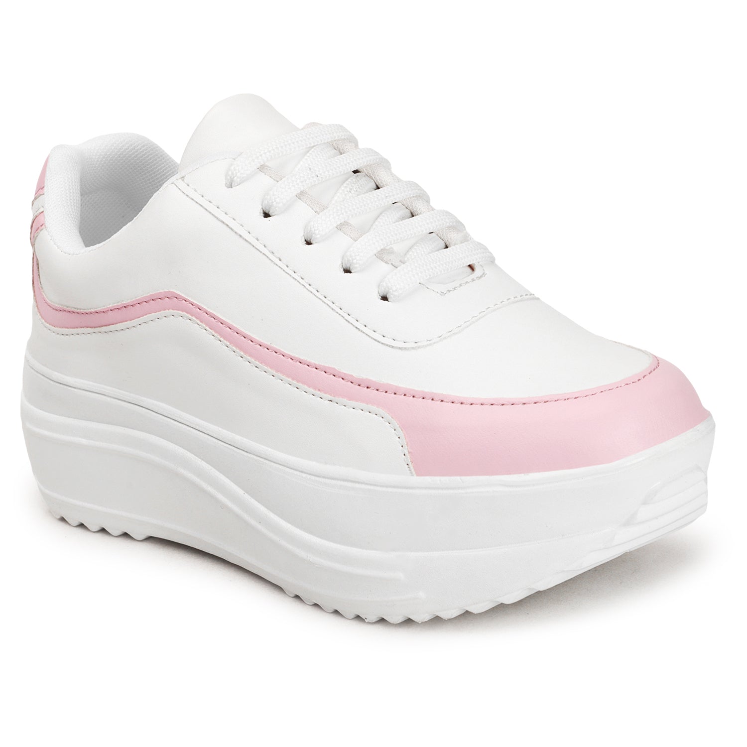 Lightweight Comfort Insole Pink Sneakers