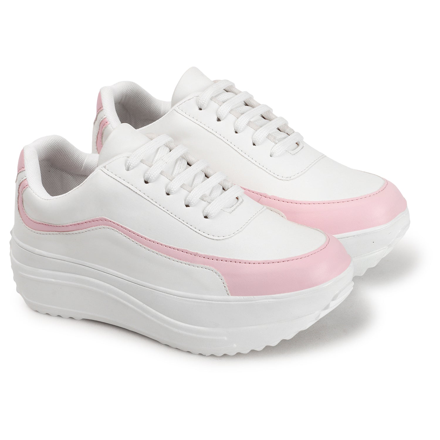 Lightweight Comfort Insole Pink Sneakers