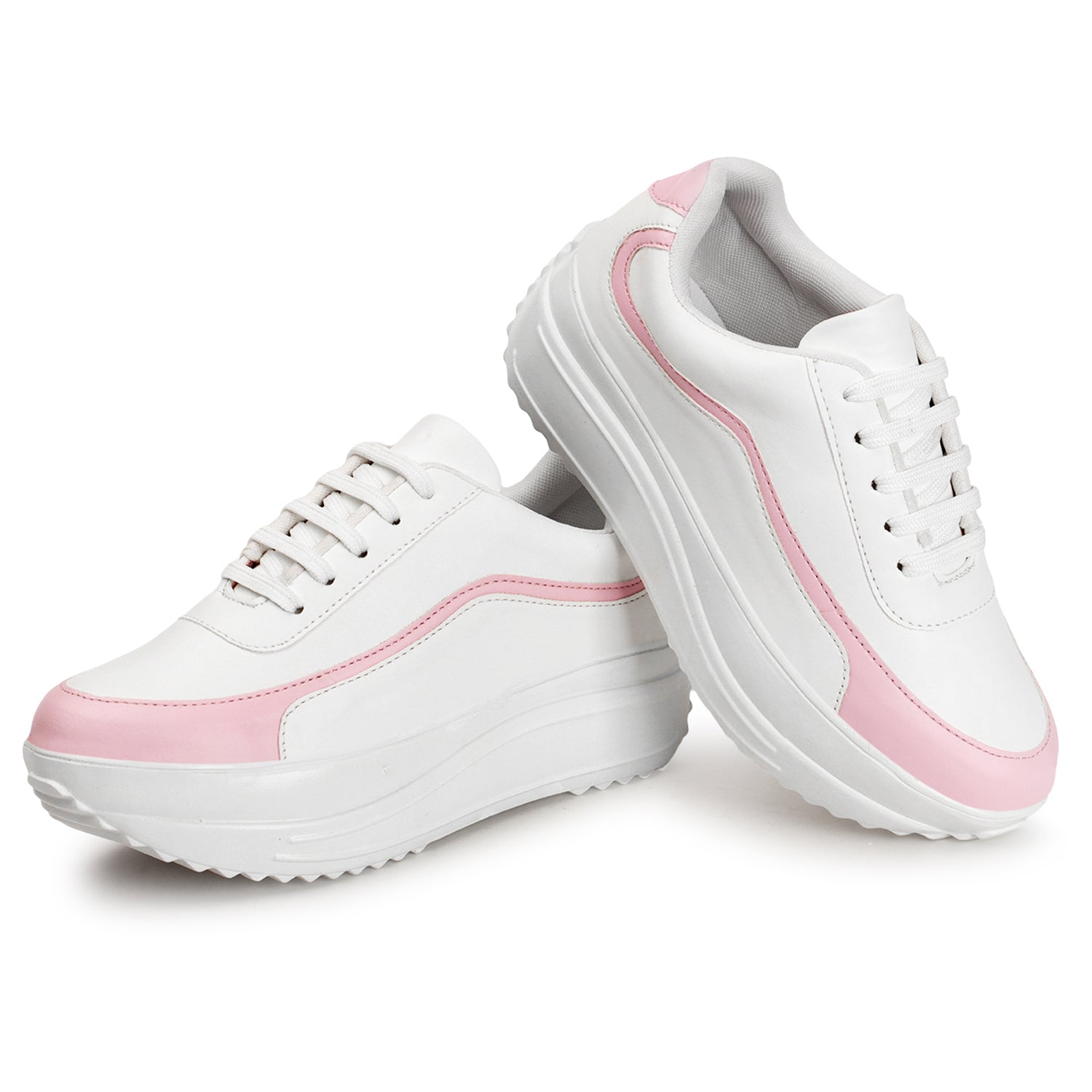 Lightweight Comfort Insole Pink Sneakers
