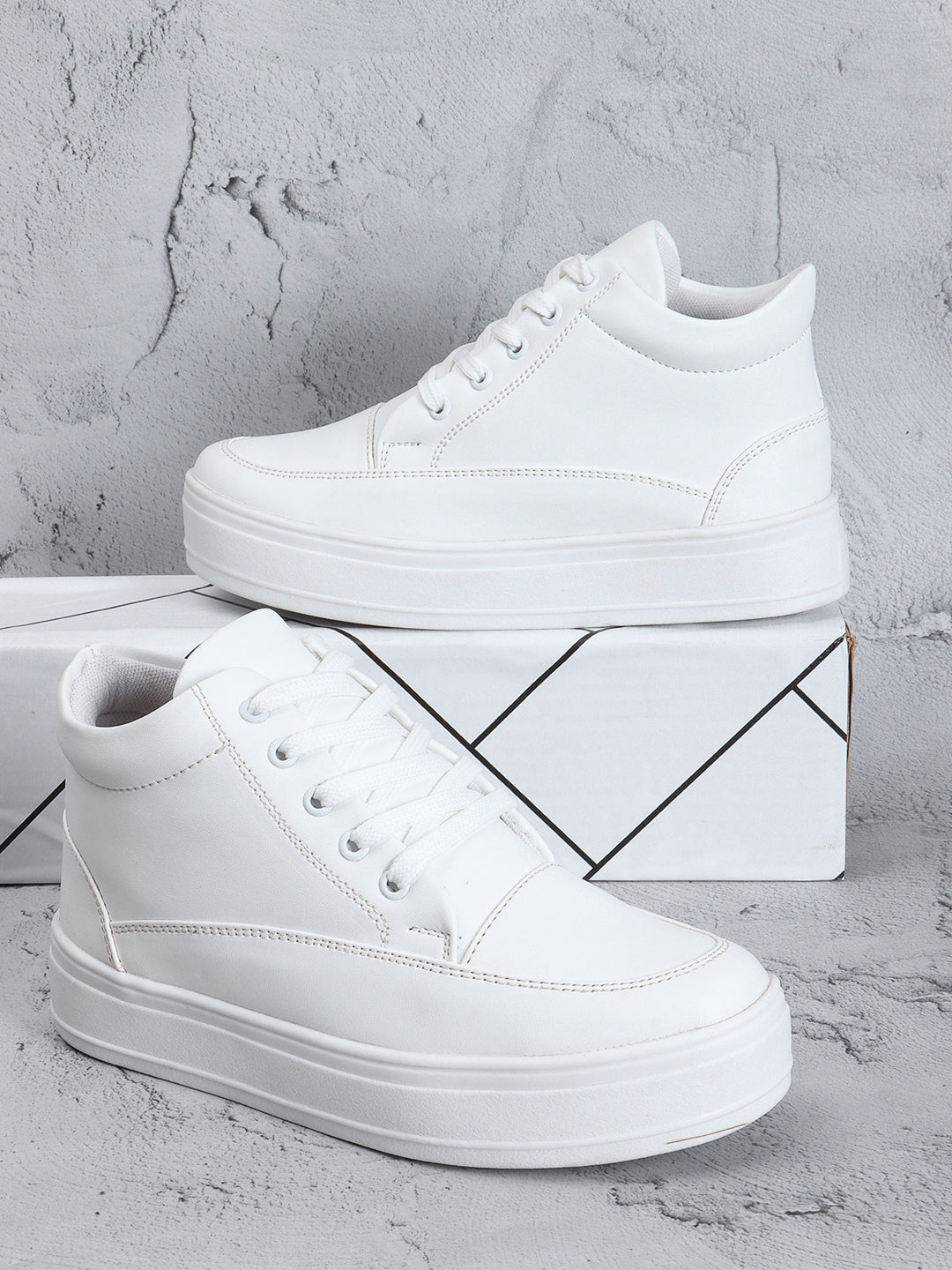 Hidden Heel for Height Increase Sneakers
