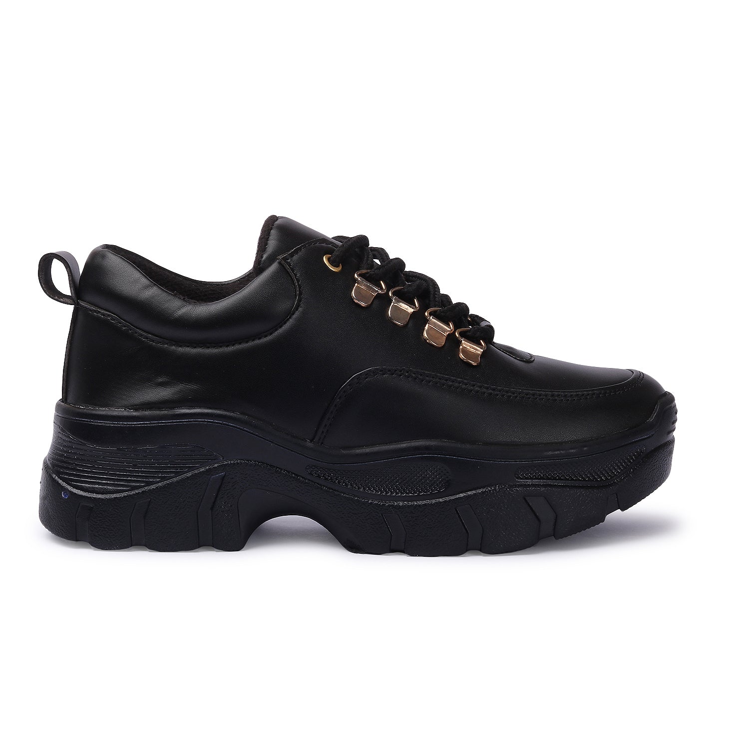 Black Chunky Sneakers