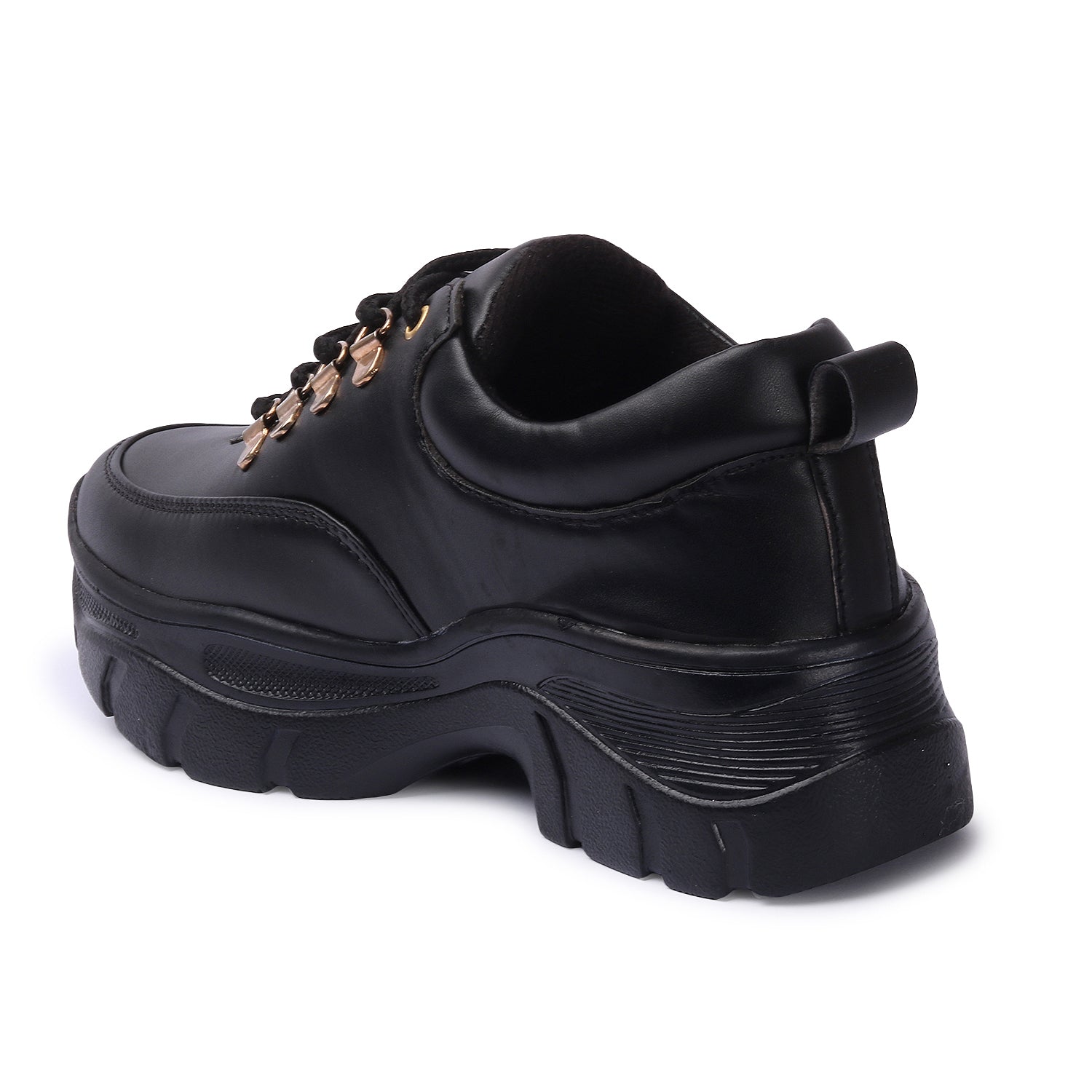 Black Chunky Sneakers