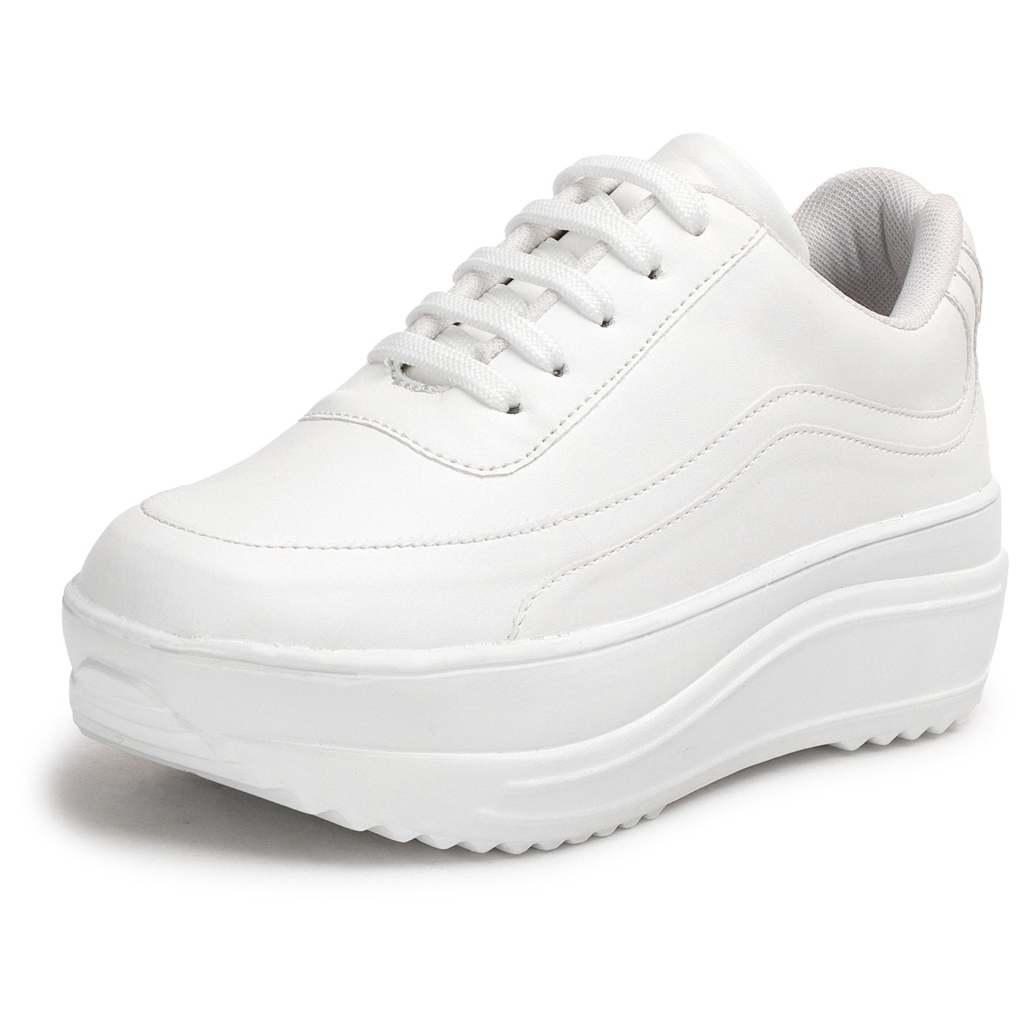 Comfort Insole Lightweight White Sneakers