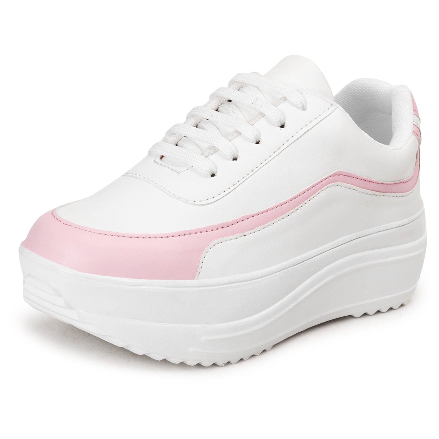 Lightweight Comfort Insole Pink Sneakers