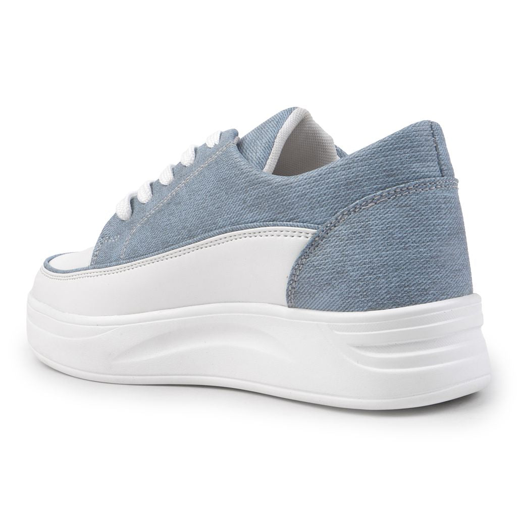 Vendoz High Heel sneaker shoes for women - CNV7018BLU