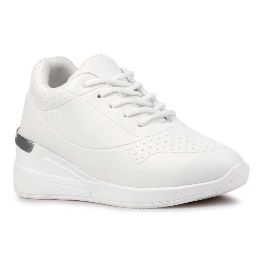 Vendoz High Heel sneaker shoes for women - CNV7061WT