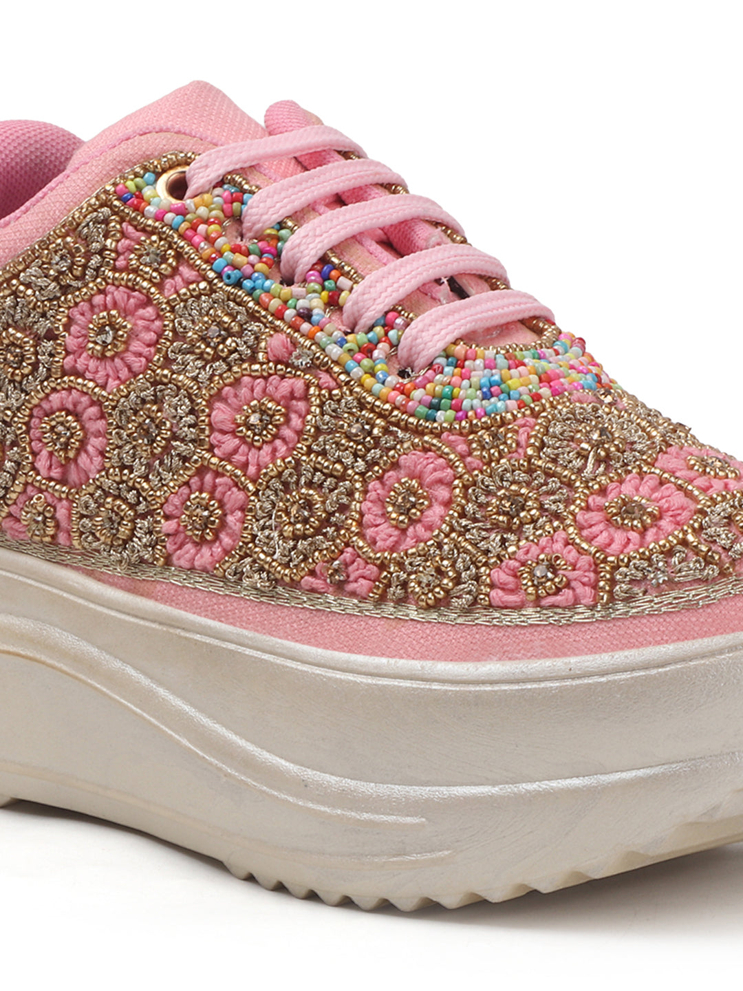 Floral Fusion Wedding and Mehandi Sneakers