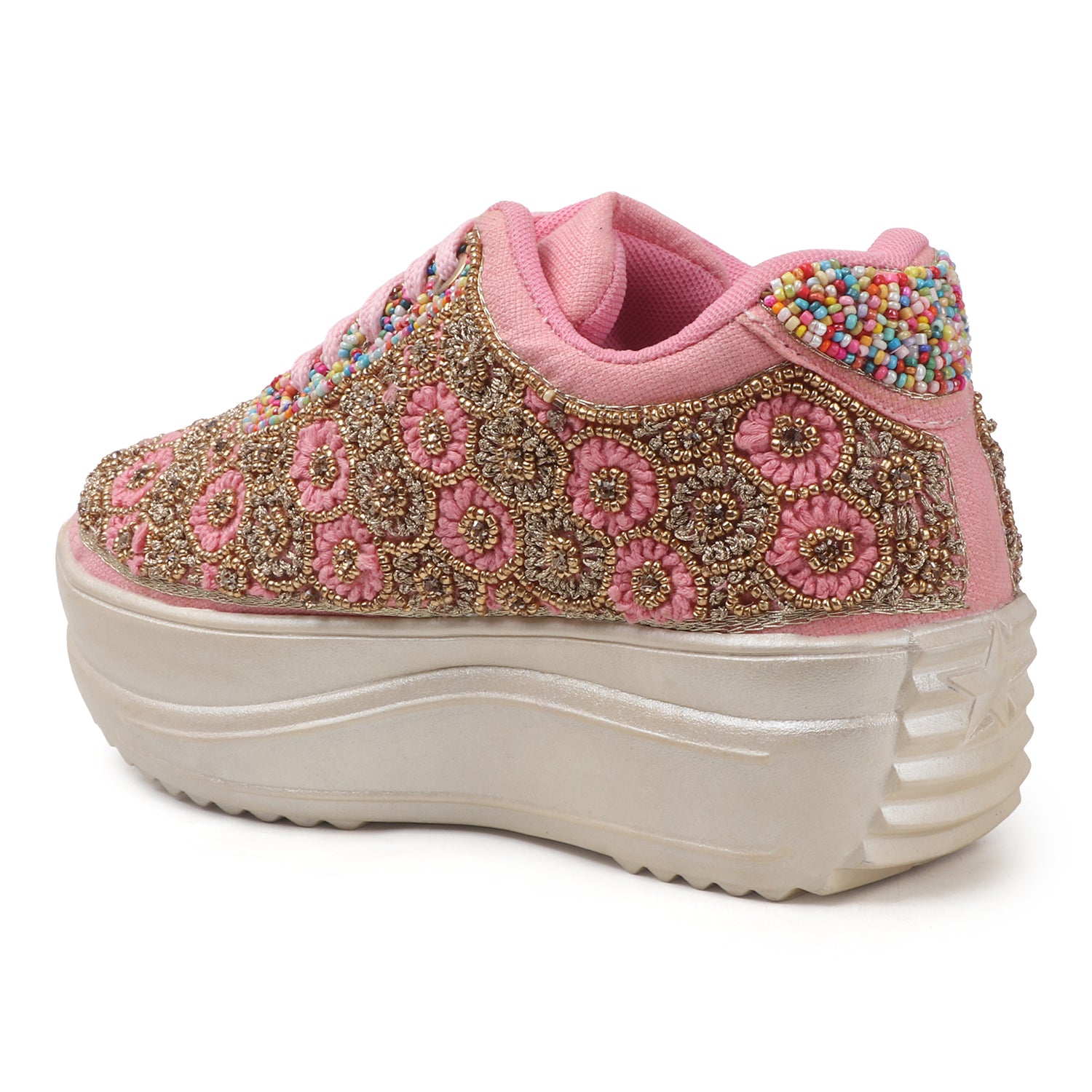 Floral Fusion Wedding and Mehandi Sneakers