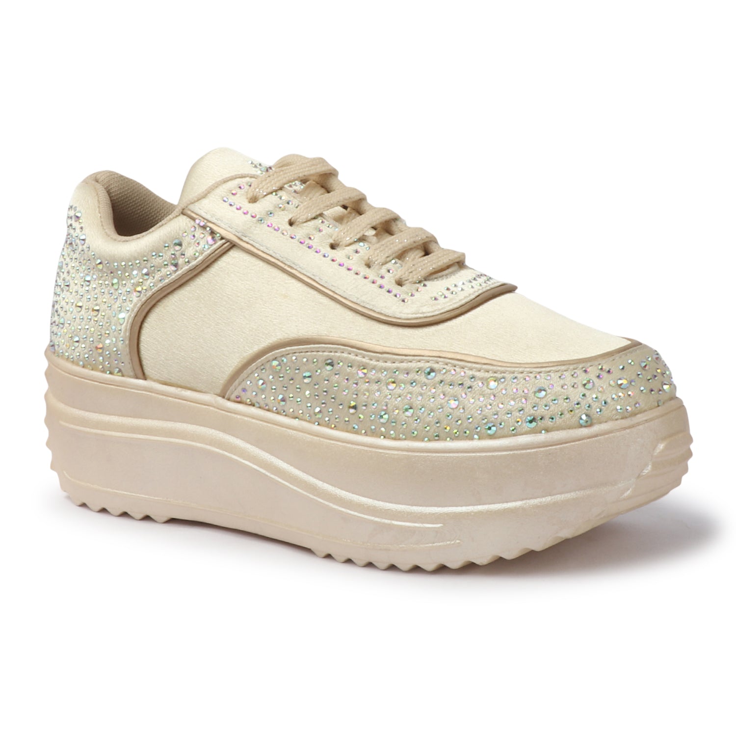 WOMEN GOLDEN SNEAKERS- CNV4041