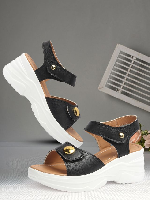 Vendoz wedges for women - JOJO55BL