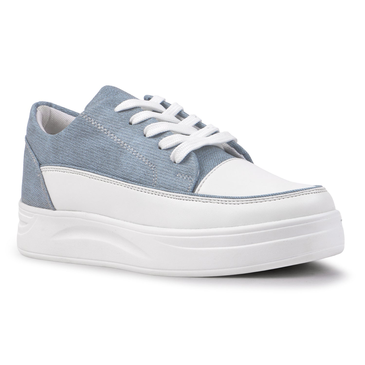 Vendoz High Heel sneaker shoes for women - CNV7018BLU