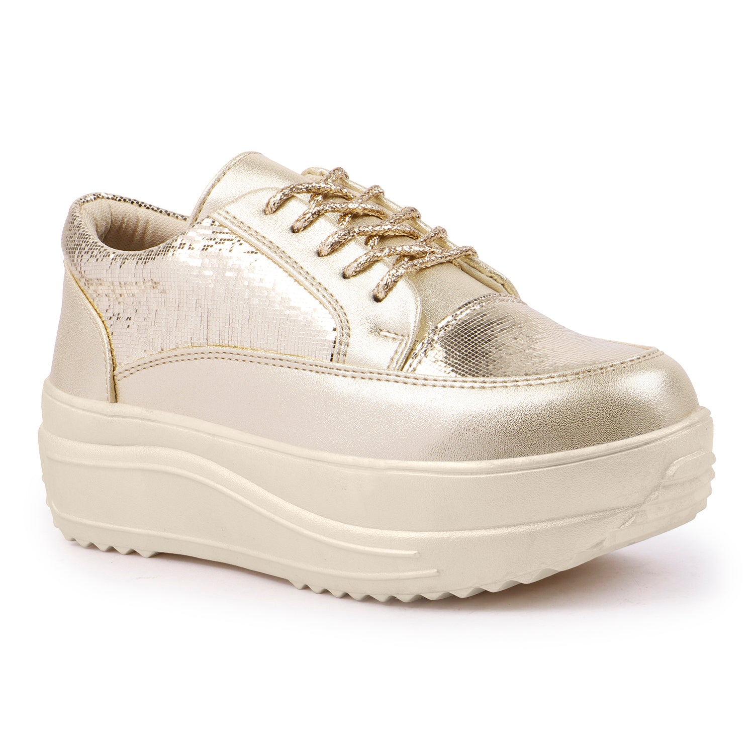 WOMEN GOLDEN SNEAKERS- CNV4043