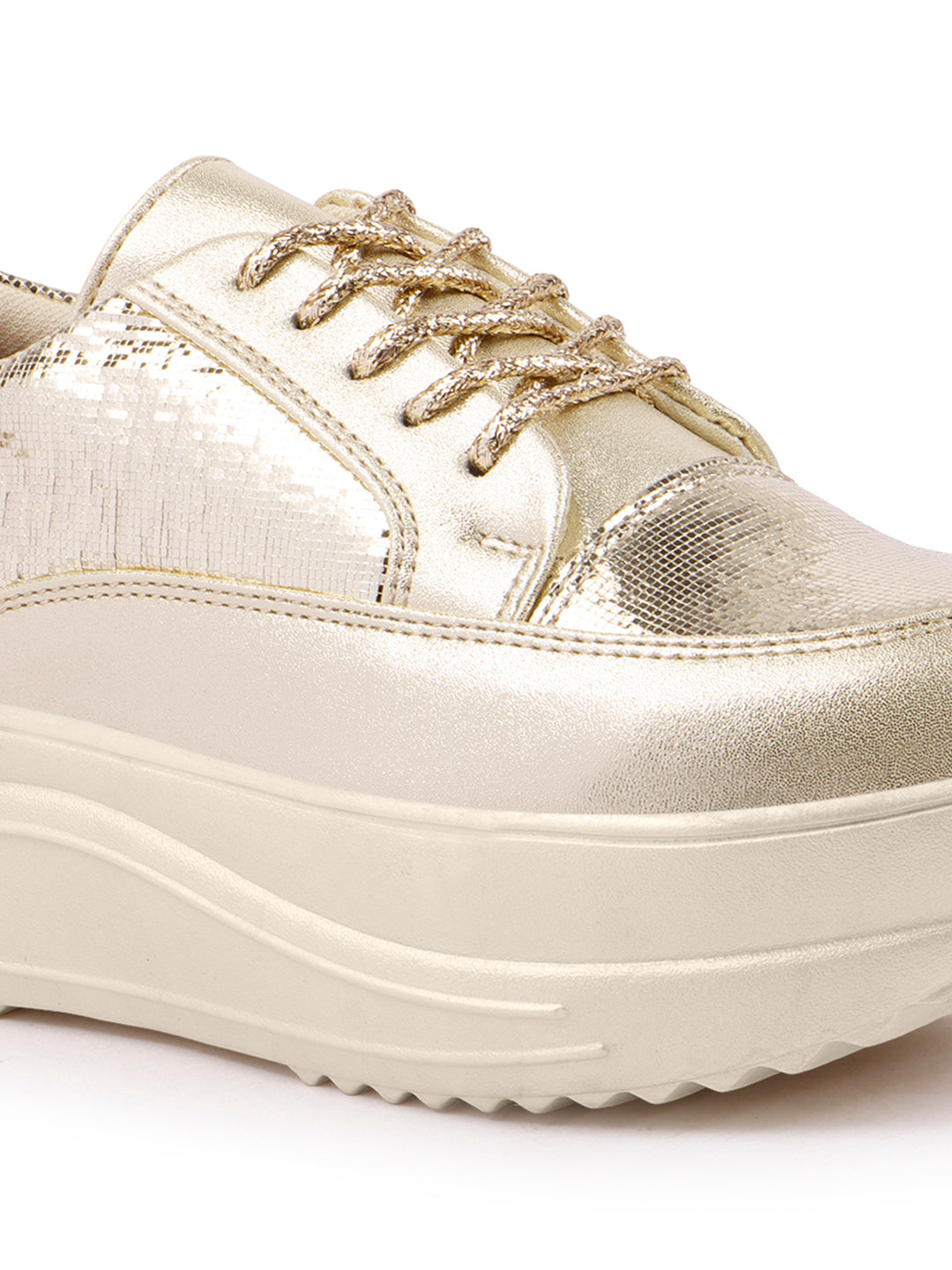 WOMEN GOLDEN SNEAKERS- CNV4043