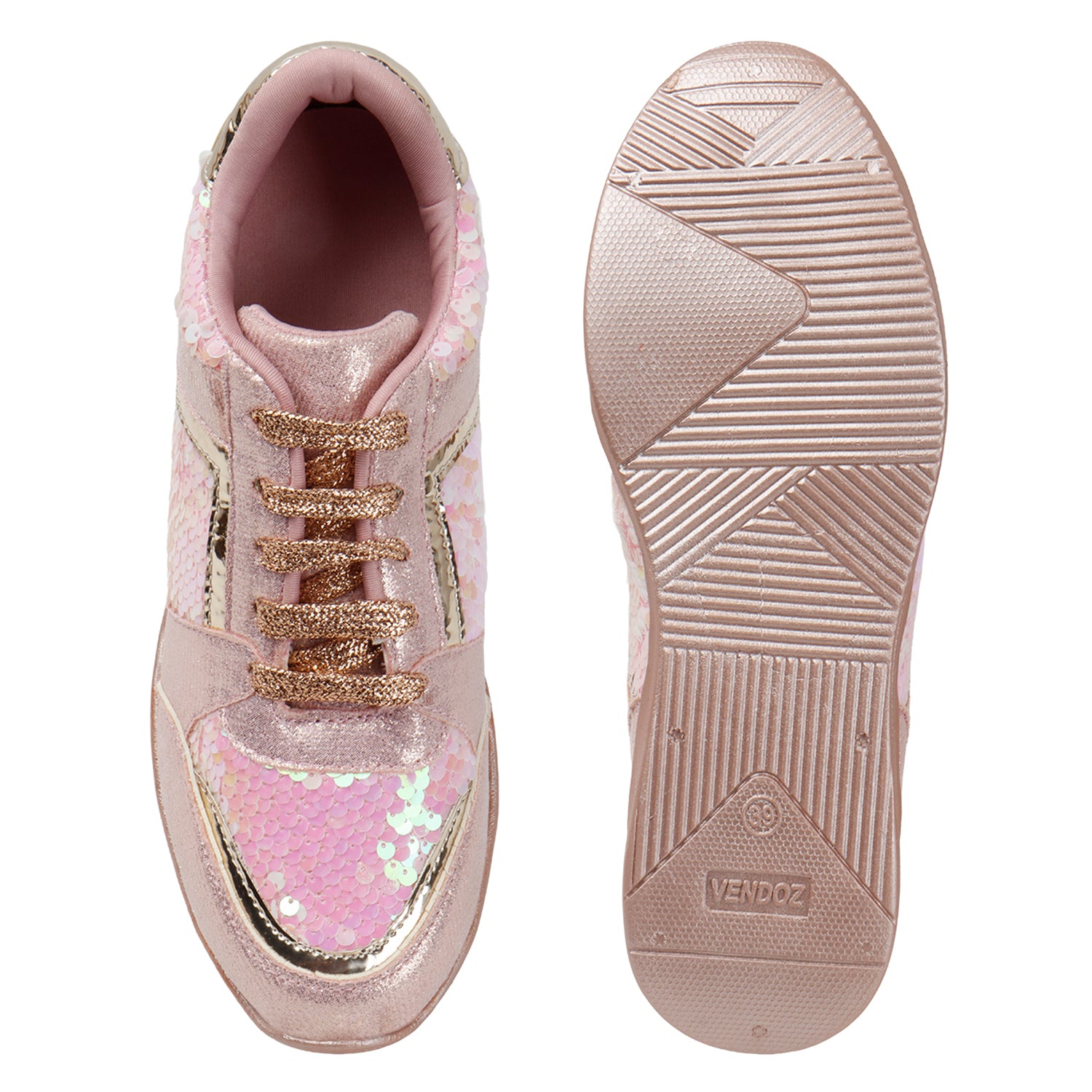 Vendoz High Heel sneaker shoes for women - CNV7055GL