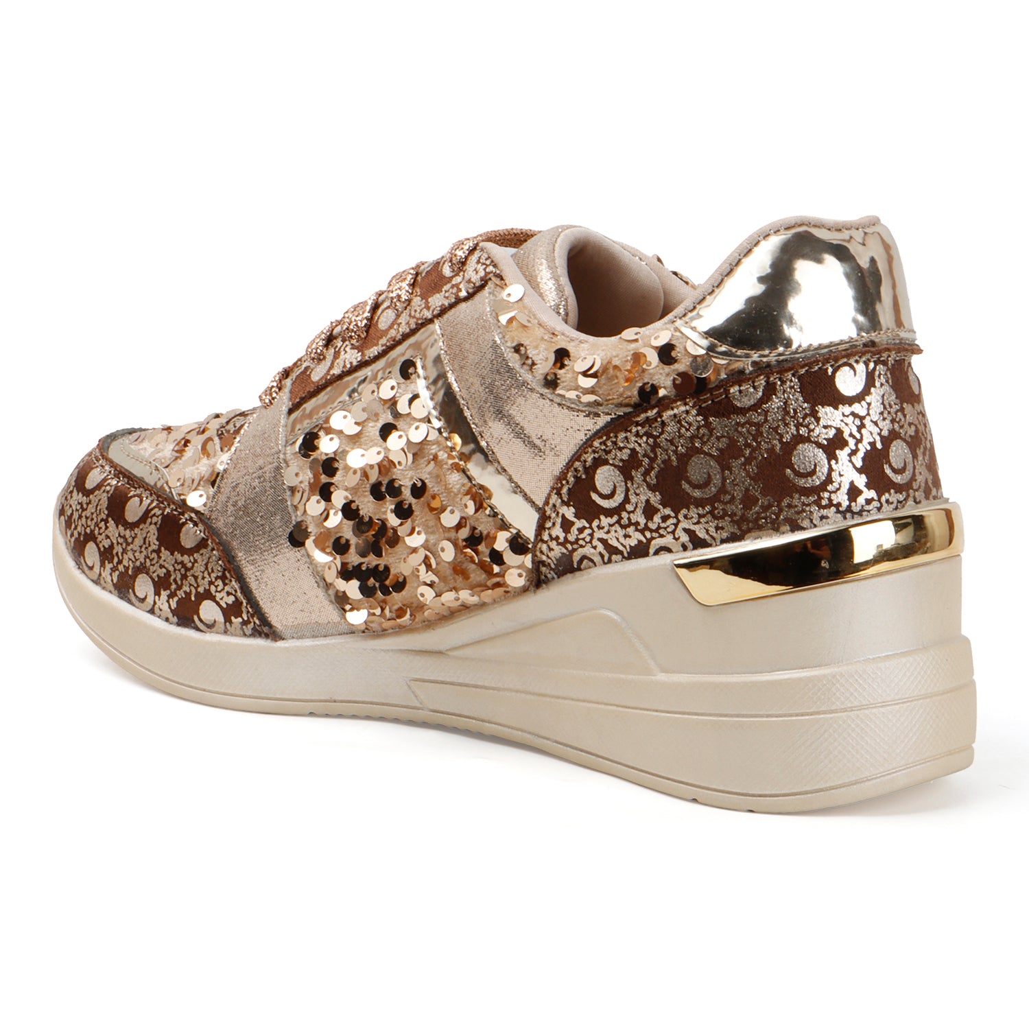 Vendoz High Heel sneaker shoes for women - CNV7055GL