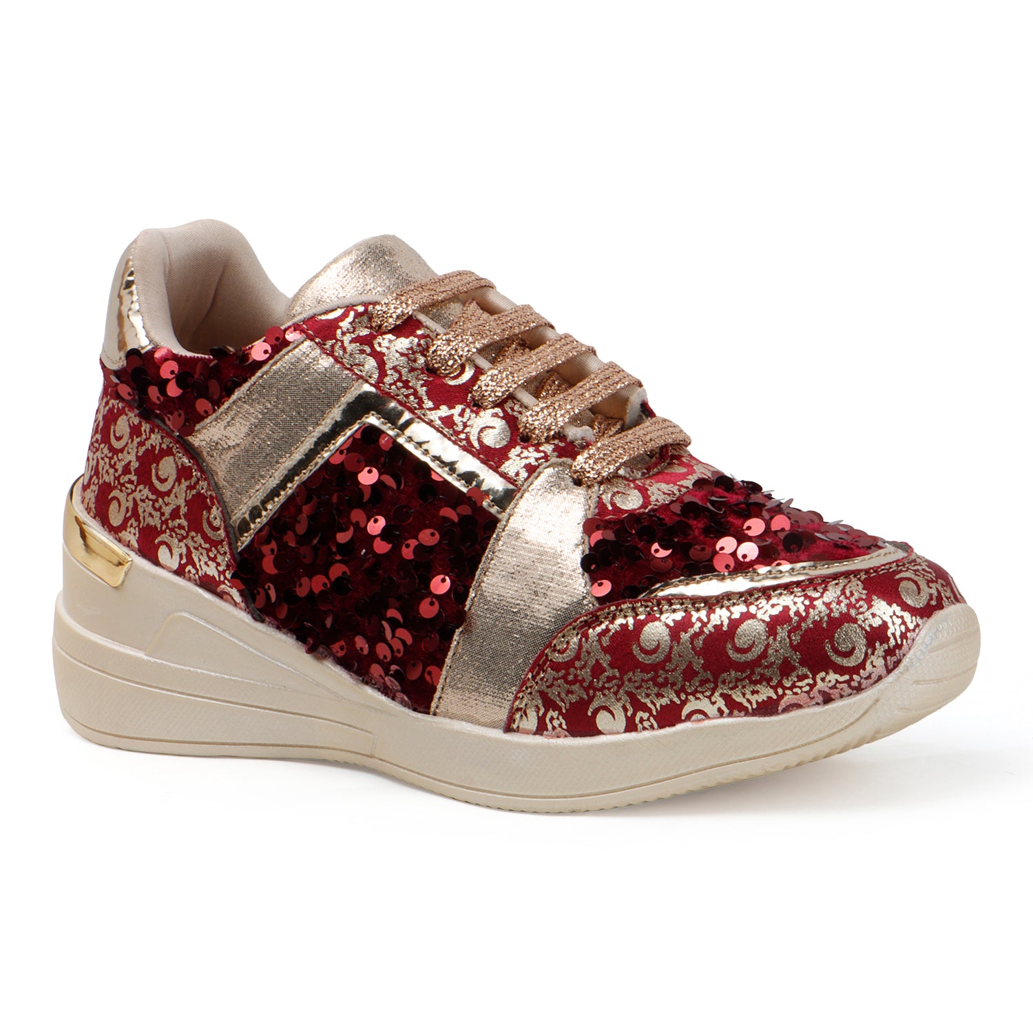 Vendoz High Heel sneaker shoes for women - CNV7055GL