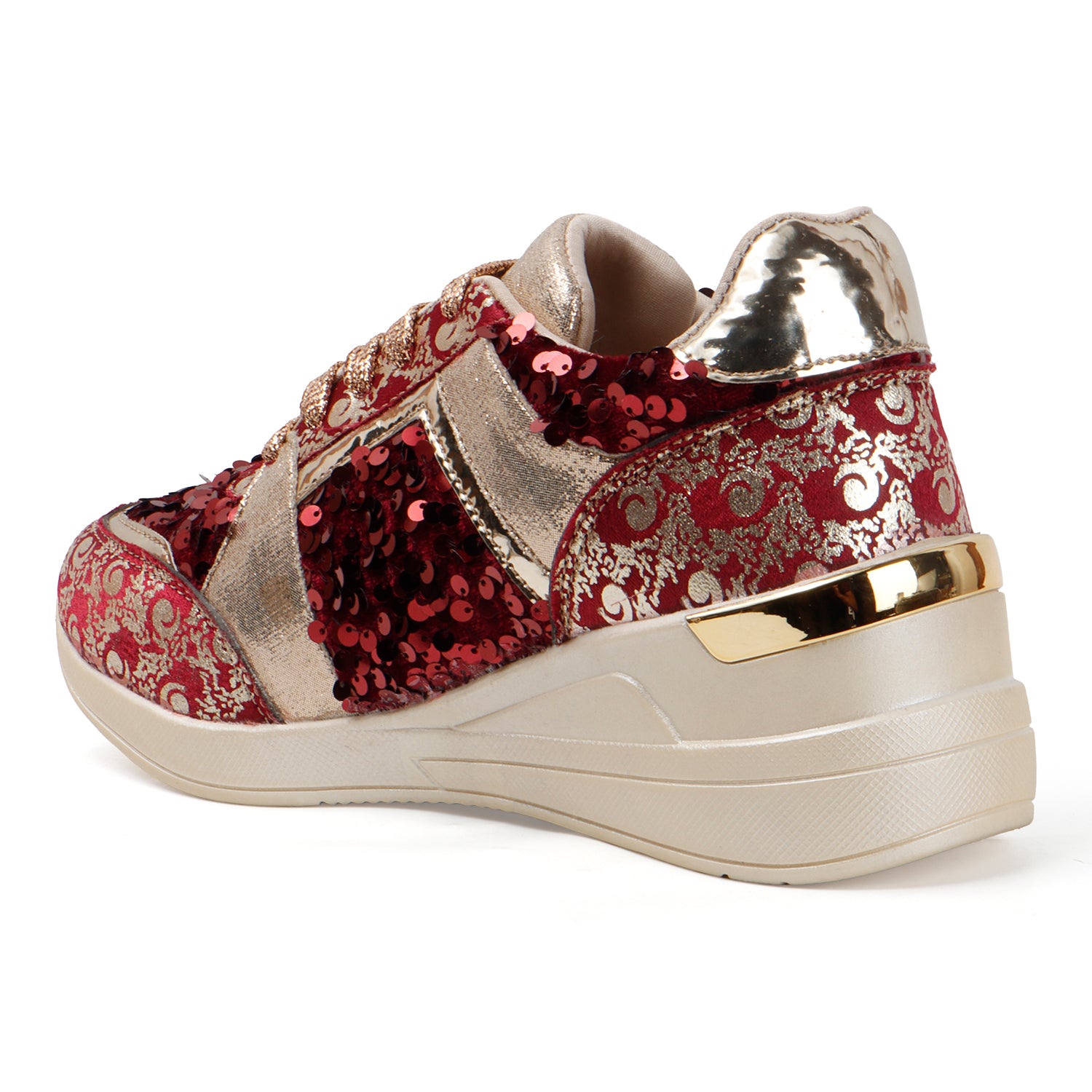 Vendoz High Heel sneaker shoes for women - CNV7055GL