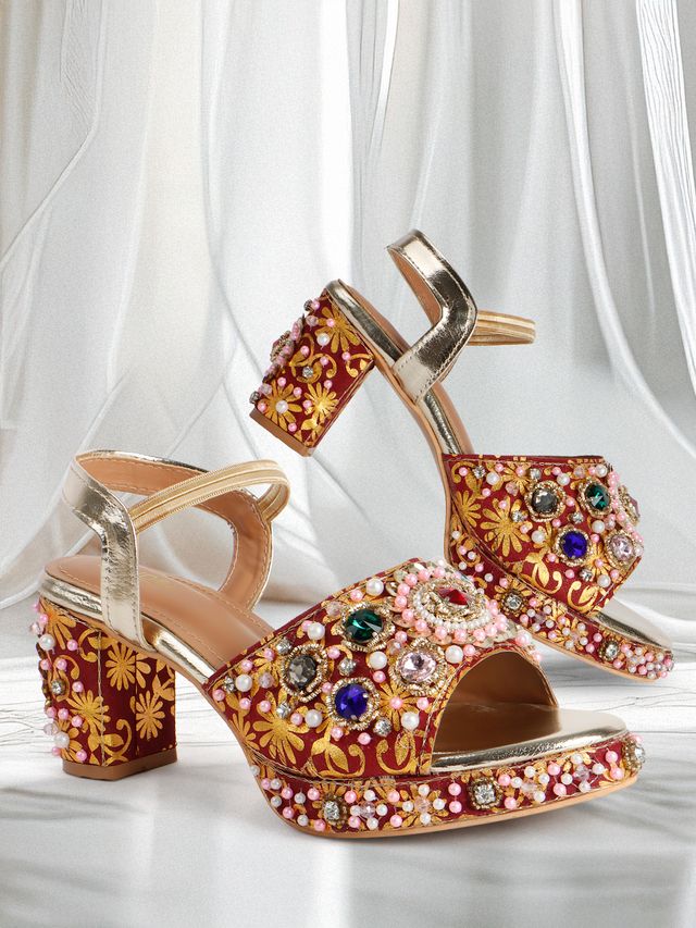 Vendoz wedding heels for women - WD171MR