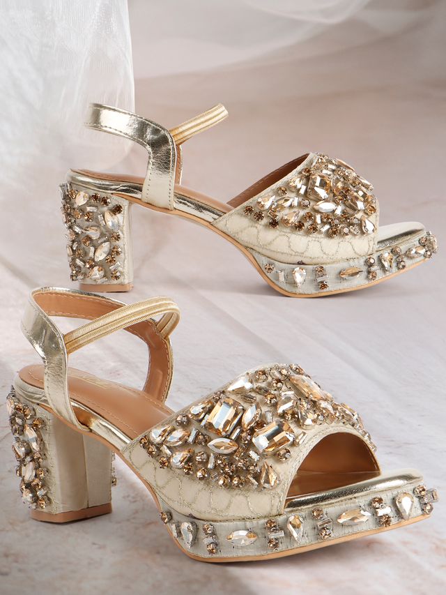 Vendoz wedding heels for women - WD172GL