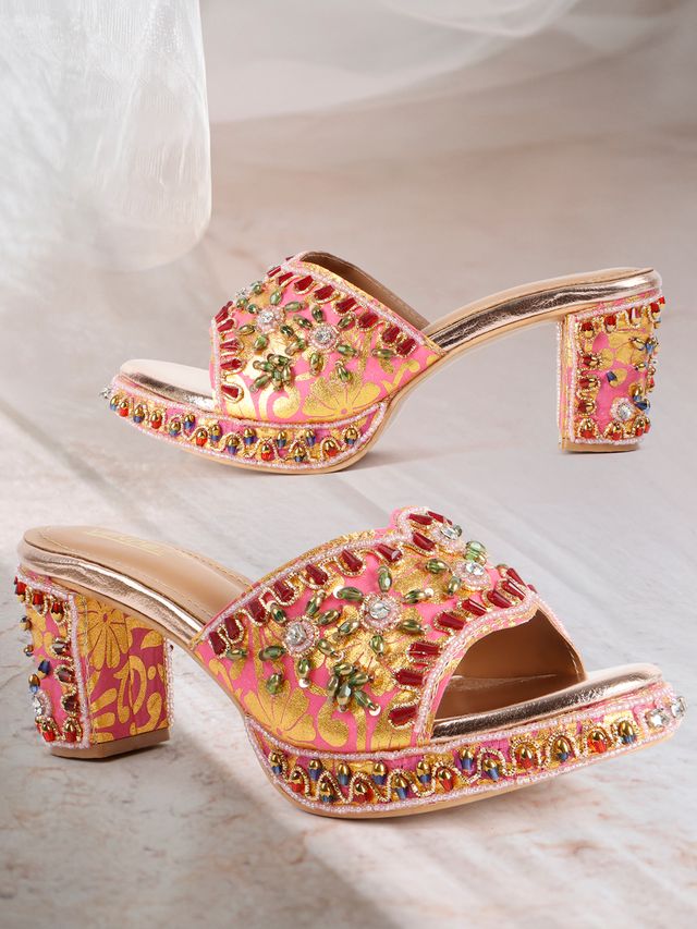 Vendoz wedding heels for women - WD175PK