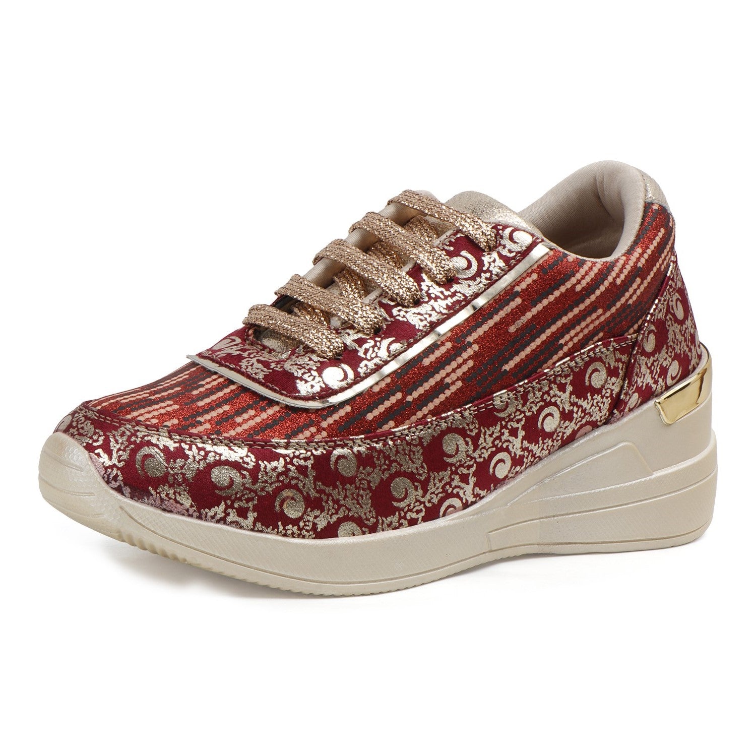 Vendoz High Heel sneaker shoes for women -CNV7053MR