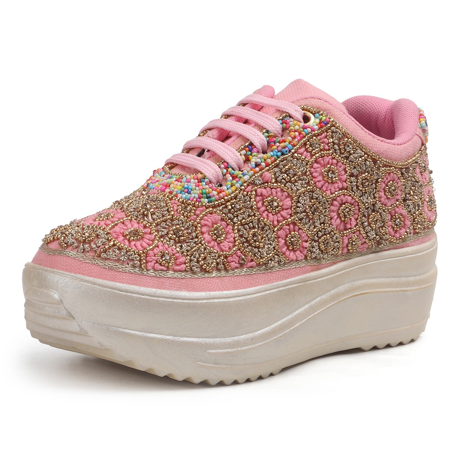Floral Fusion Wedding and Mehandi Sneakers