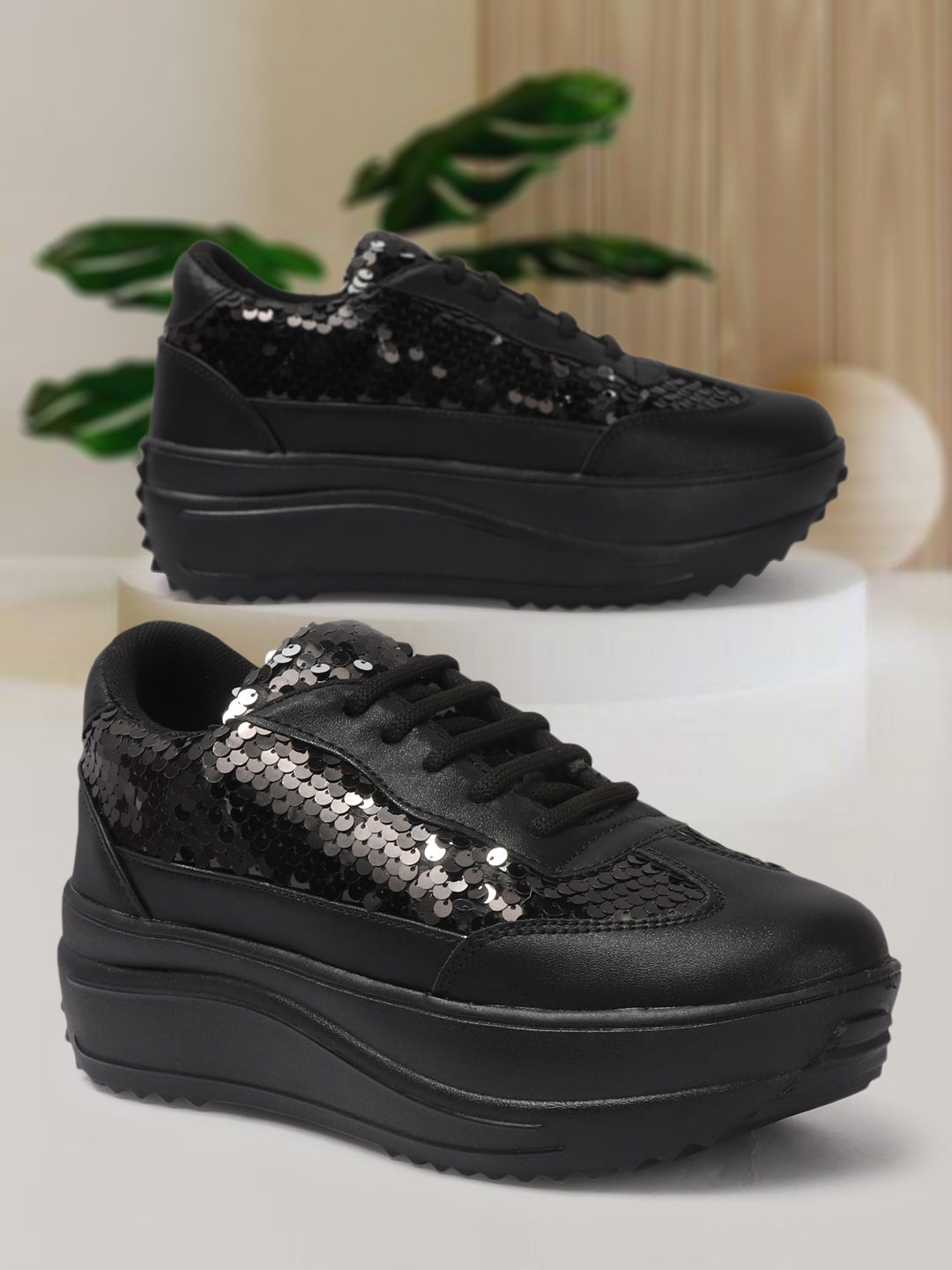 WOMEN GOLDEN SNEAKERS- CNV4040