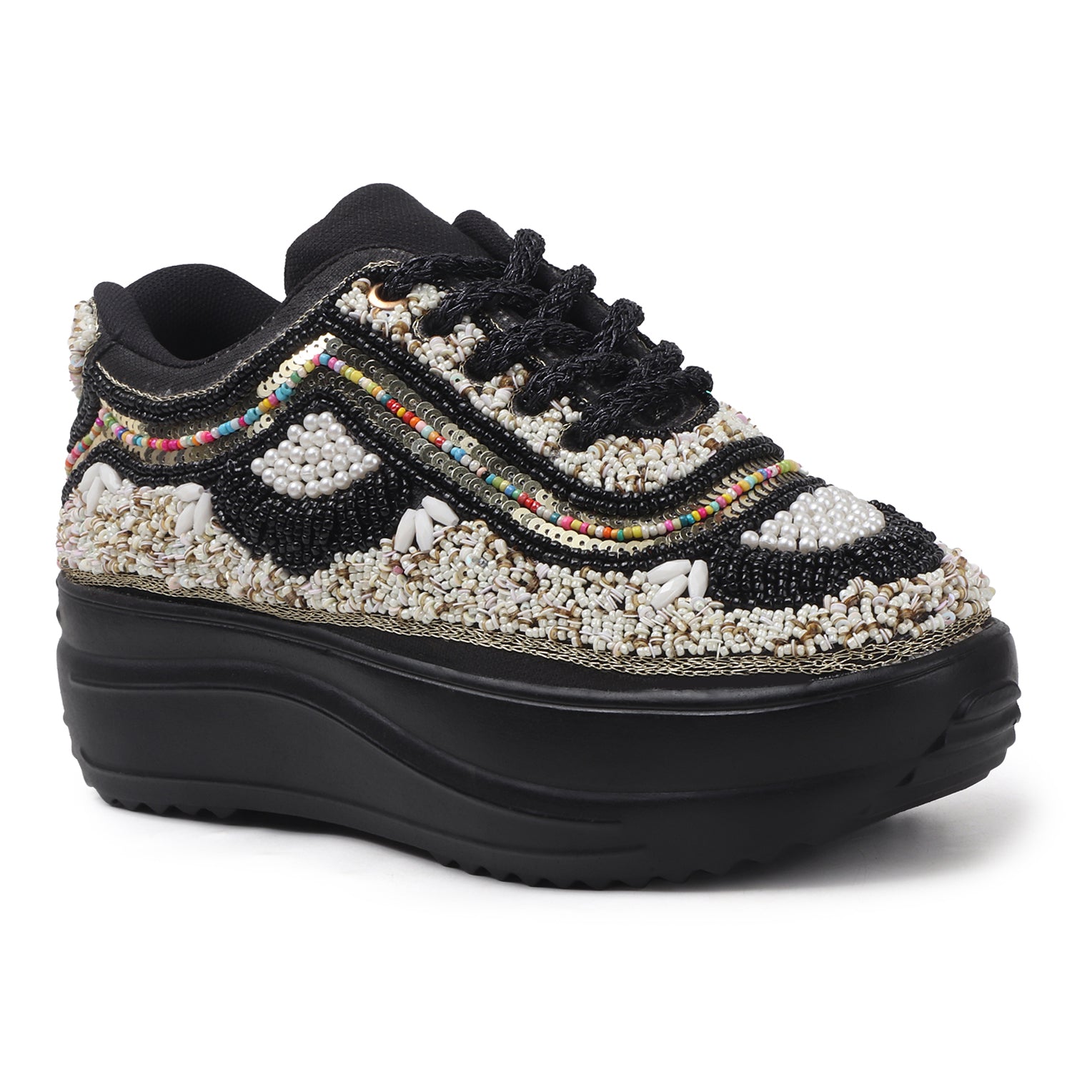 Beaded Bliss Party Sneakers