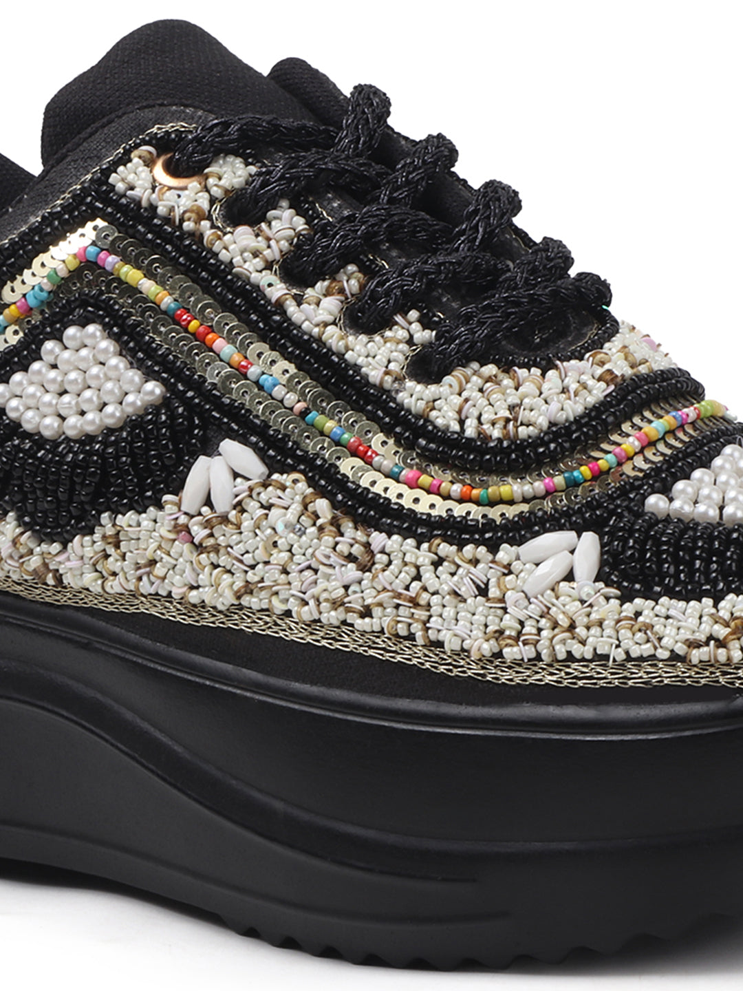 Beaded Bliss Party Sneakers