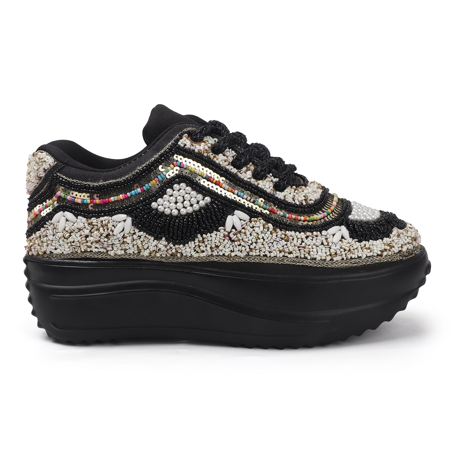 Beaded Bliss Party Sneakers