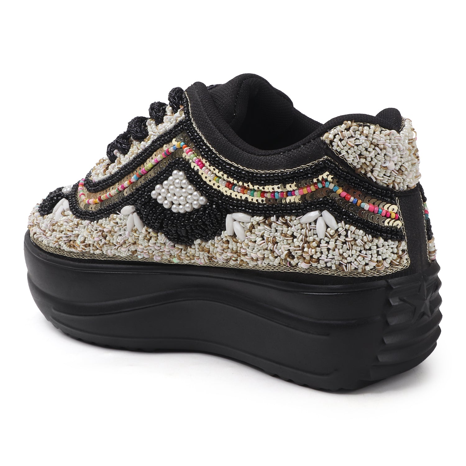 Beaded Bliss Party Sneakers