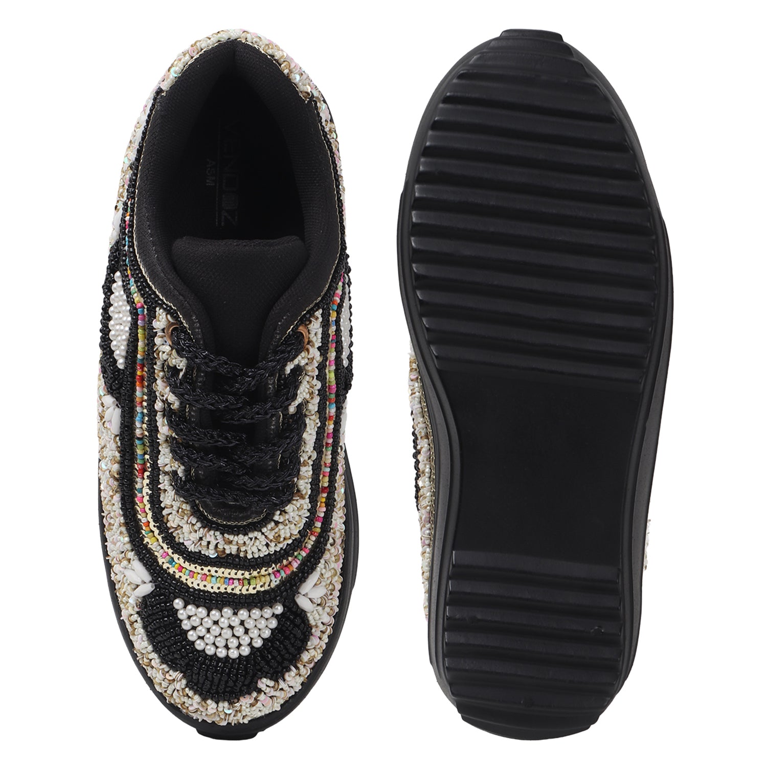 Beaded Bliss Party Sneakers