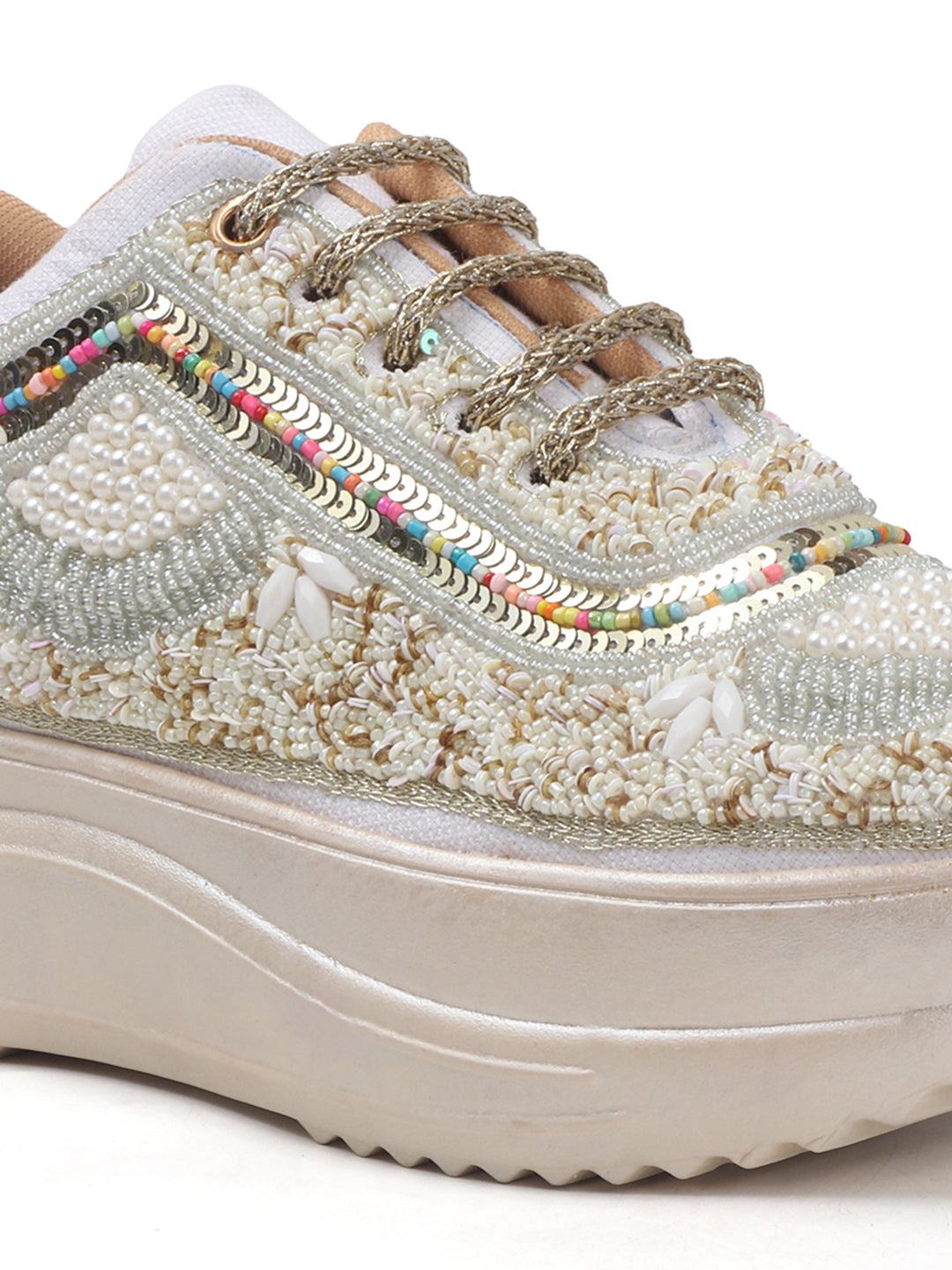 Beaded Bliss Party Sneakers