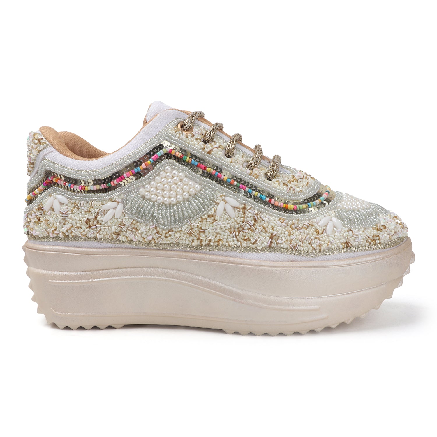 Beaded Bliss Party Sneakers