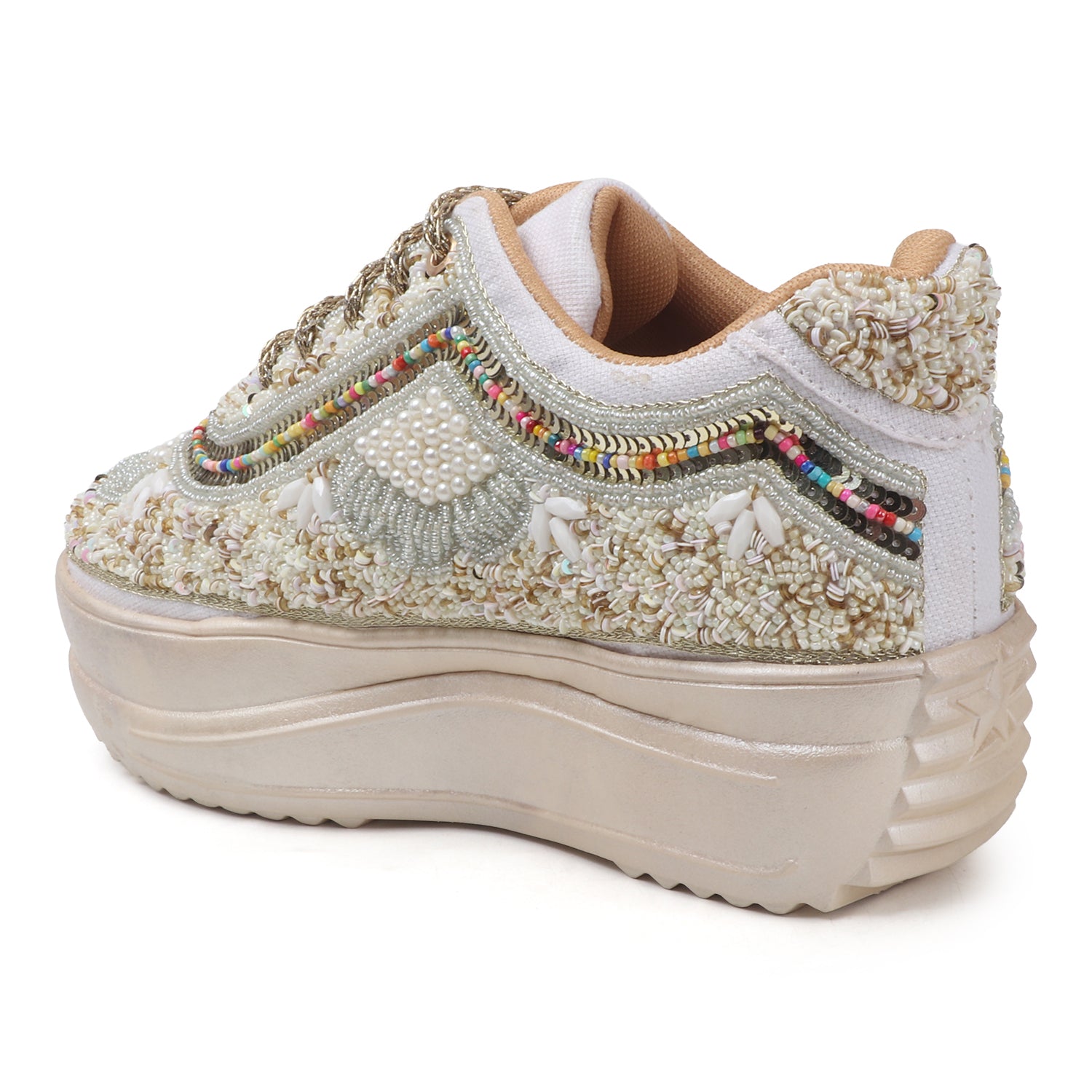 Beaded Bliss Party Sneakers